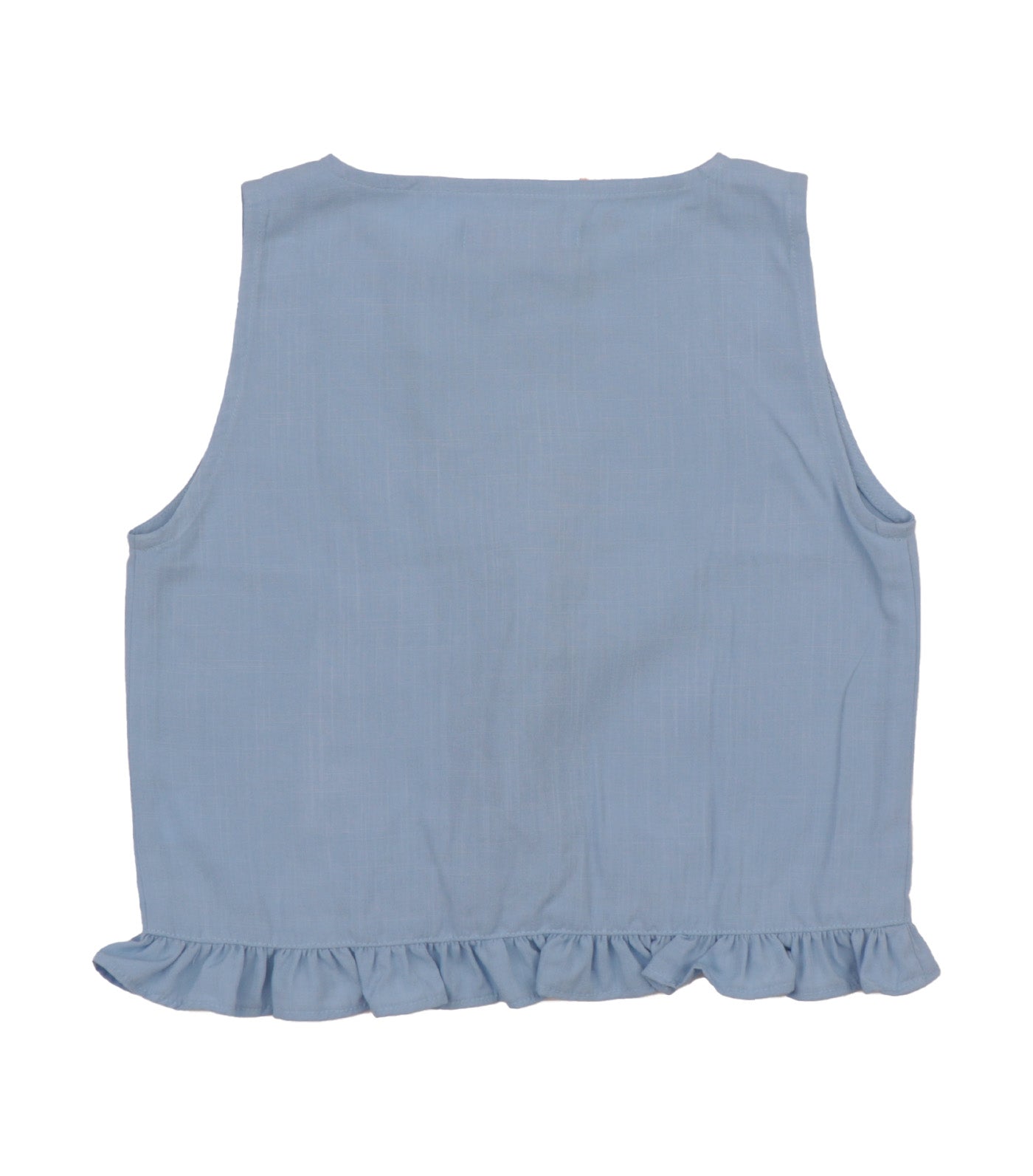 Cassie Overlap Top Blue