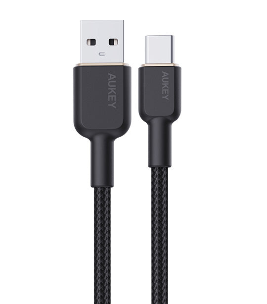 CB-NAC2 Circlet AC Nylon Braided USB-A to USB-C Cable Black
