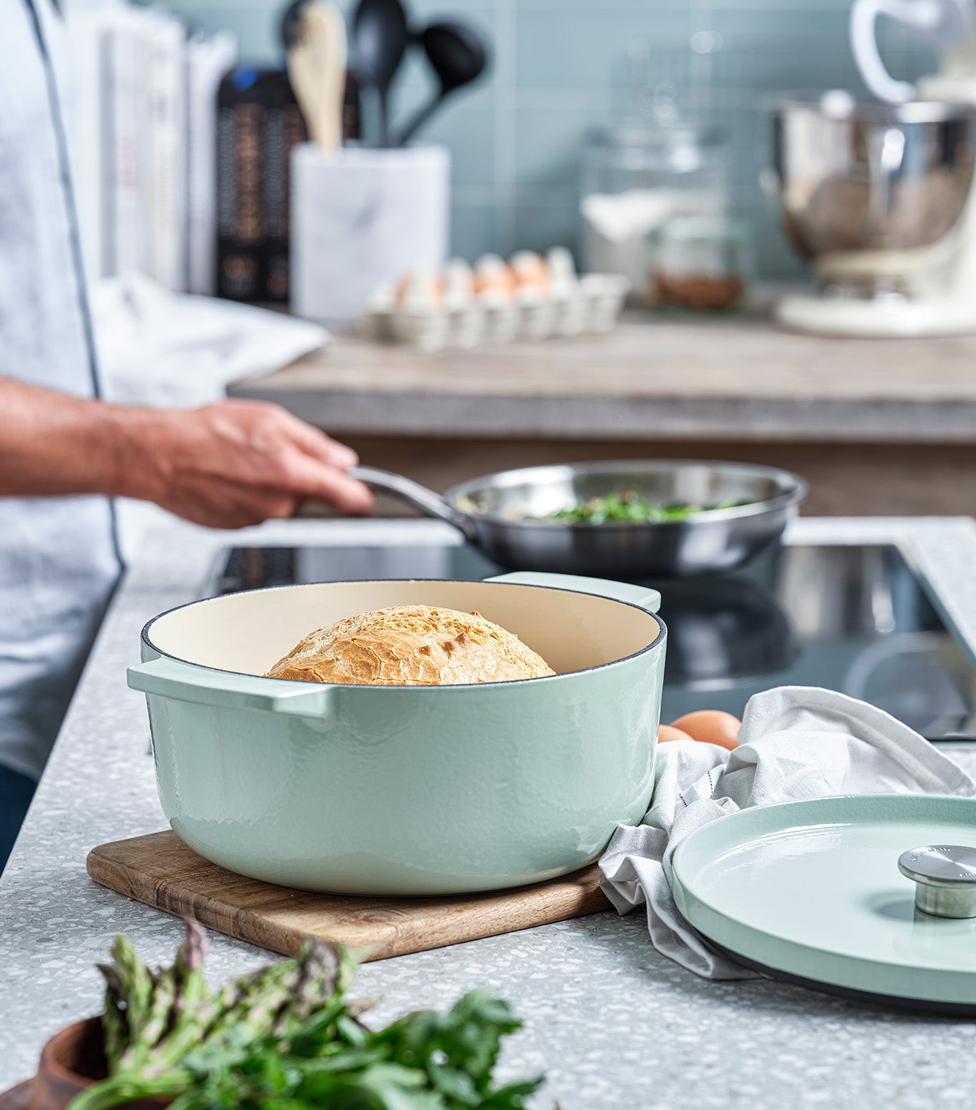 Cast Iron Casserole with Lid