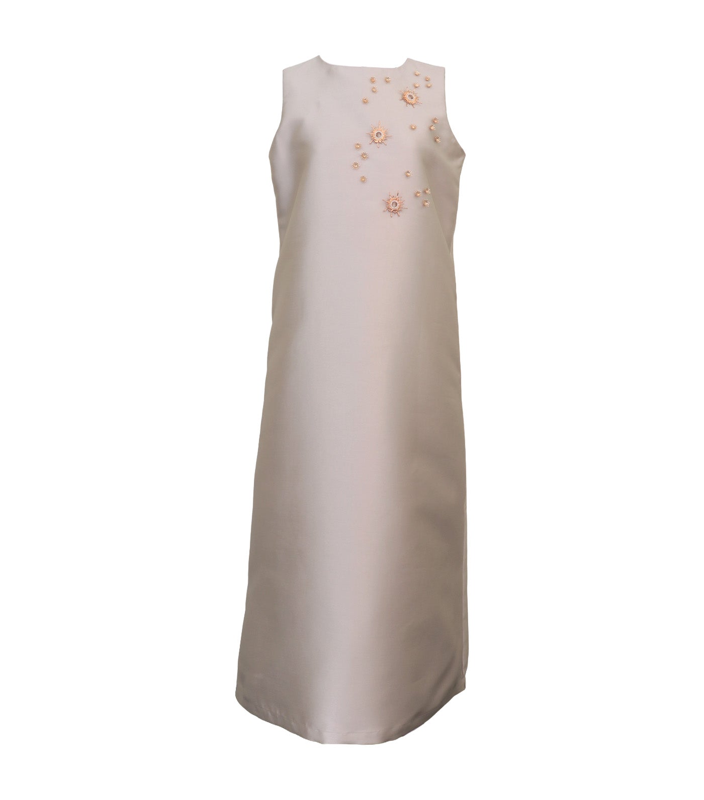 Criselda Formal Line Emmjoy Embellished Dress Beige