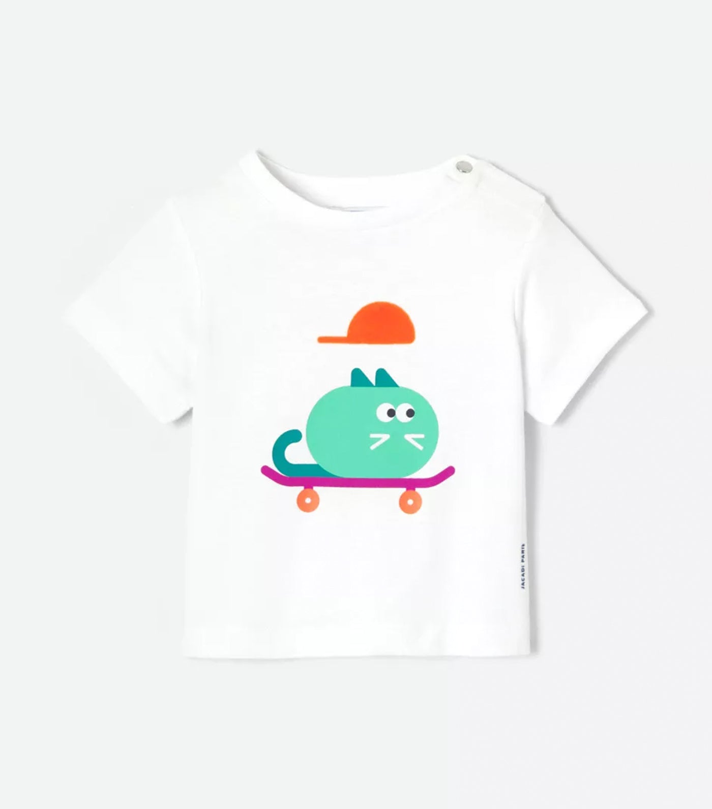 Chatouille T-Shirt Blanc Jacadi
