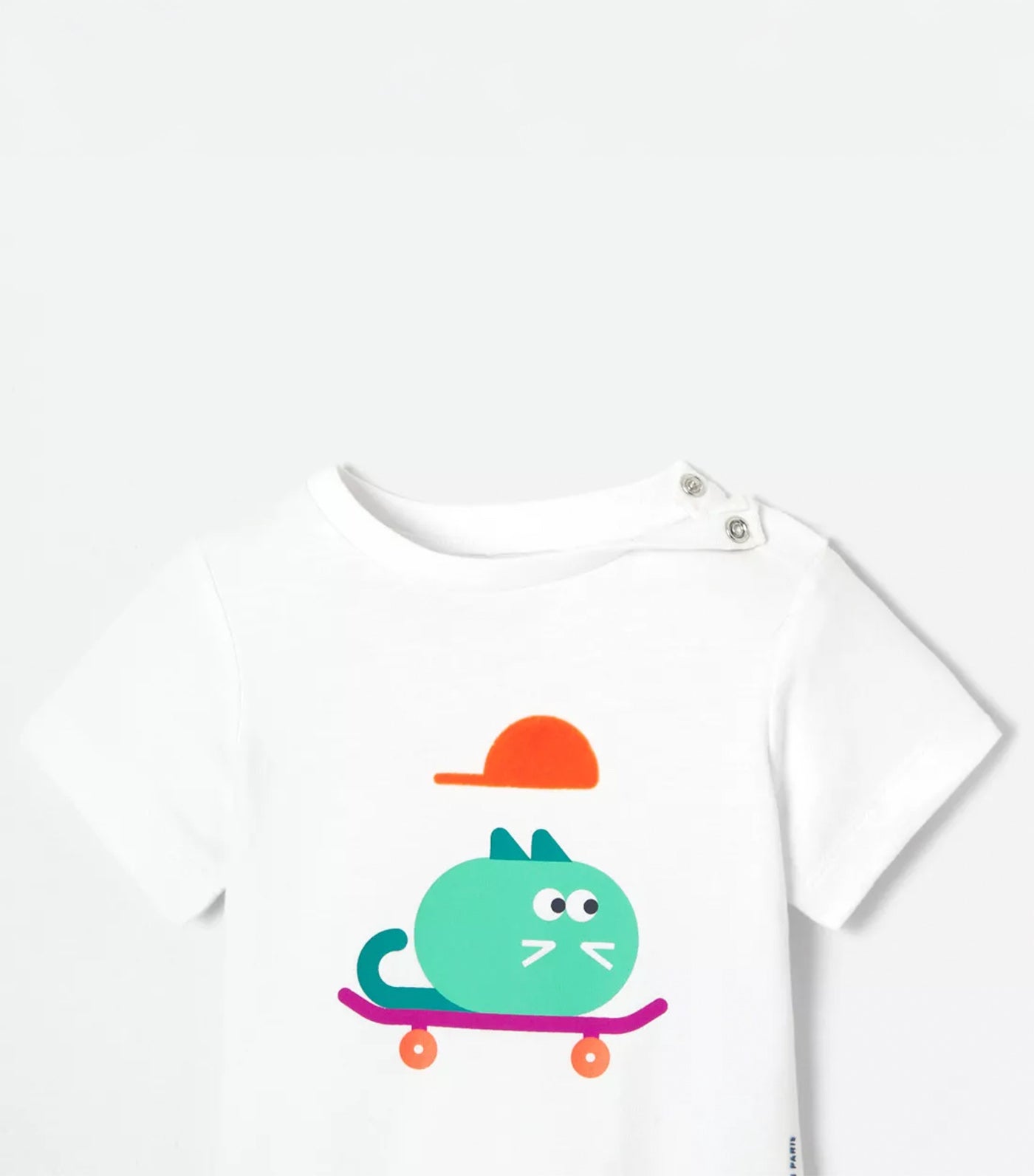 Chatouille T-Shirt Blanc Jacadi