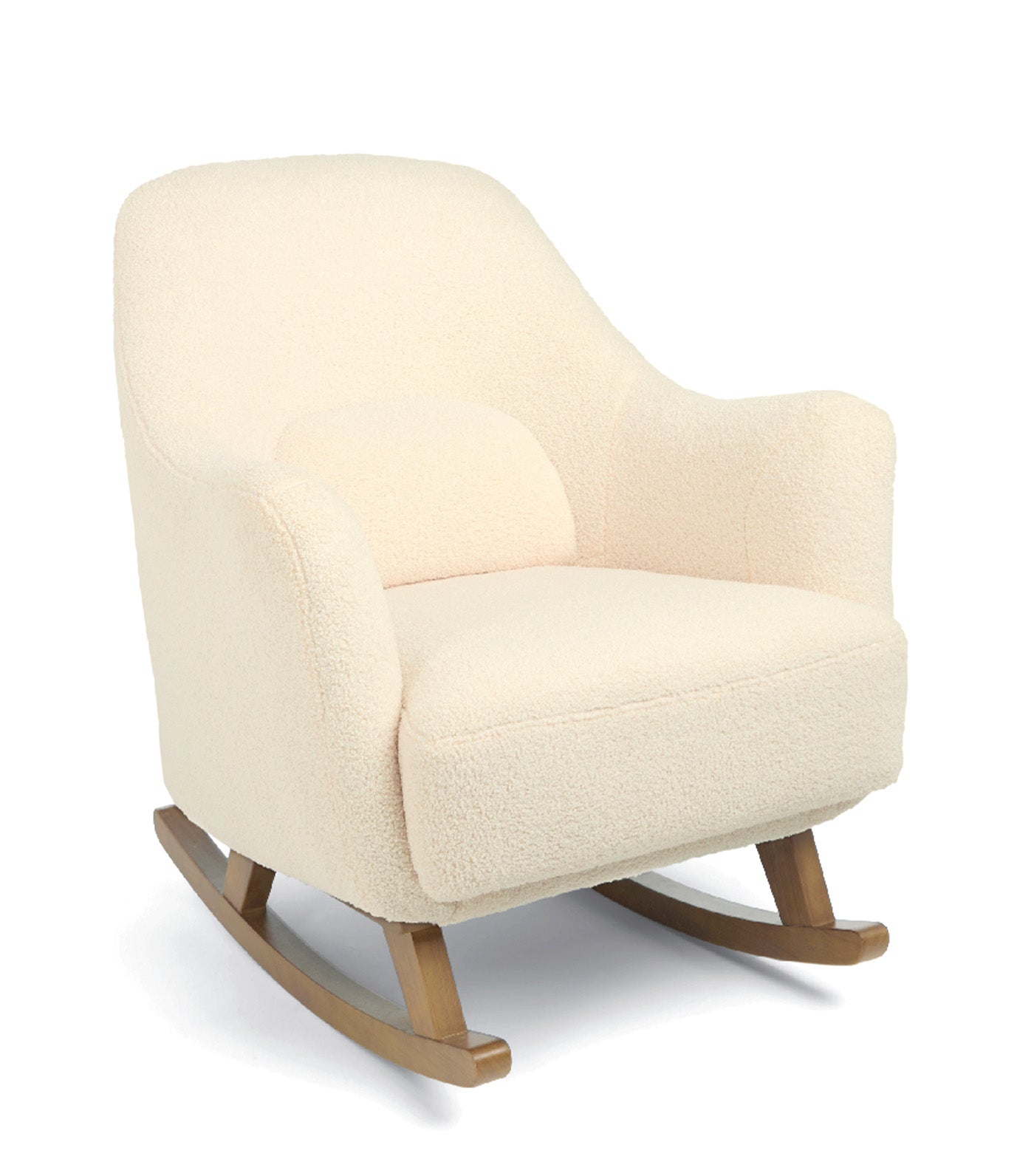 Penrose Nursing Chair & Stool - Off White Boucle