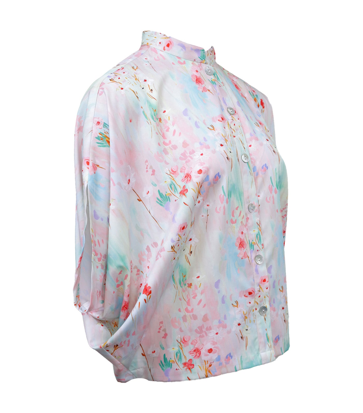 Criselda Angie Blouse Multicolor Pastel Florals