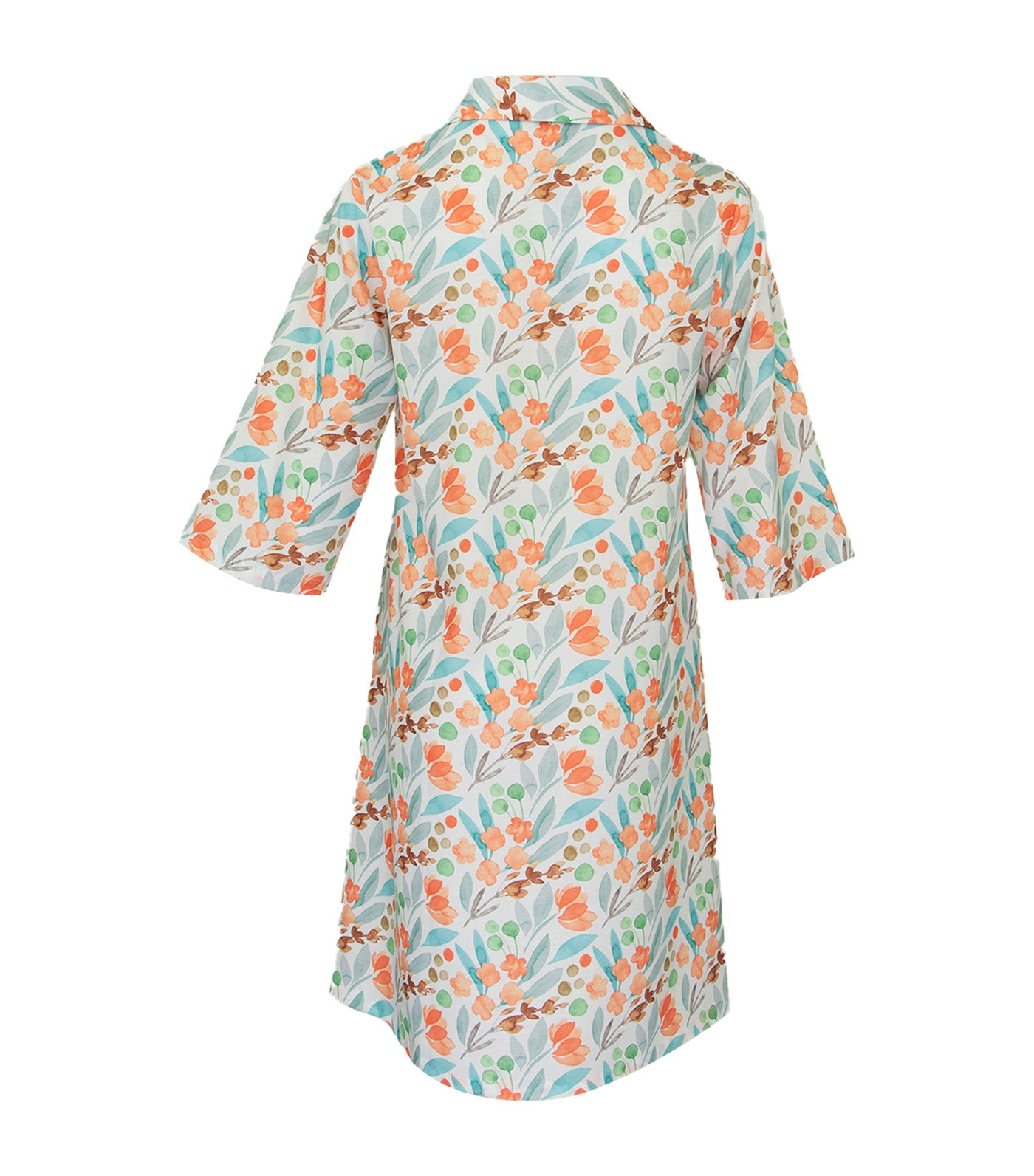 Ava Buttondown Dress Geometric Prints