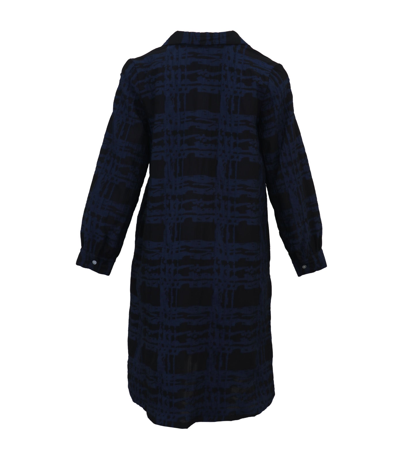 Elena Dress Dark Blue and Black