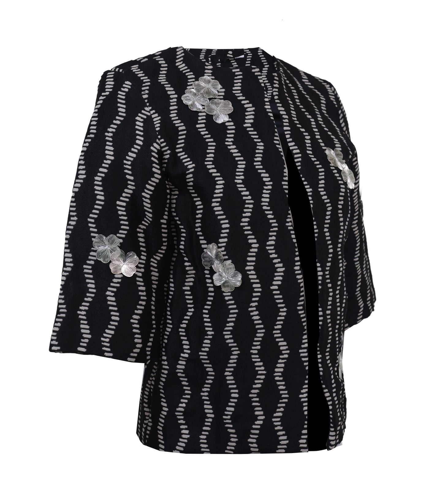 Embre Jacket Applique Black