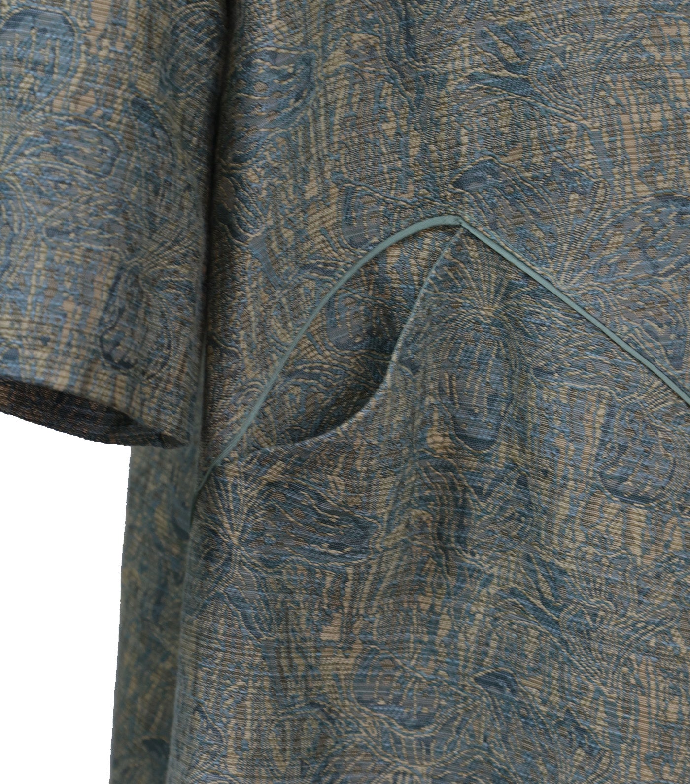 Criselda Emmliz Dustcoat Green Printed