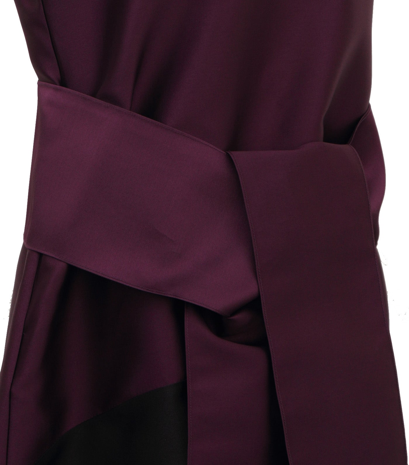 Criselda Ilonna Long Back Dress Dark Purple and Black