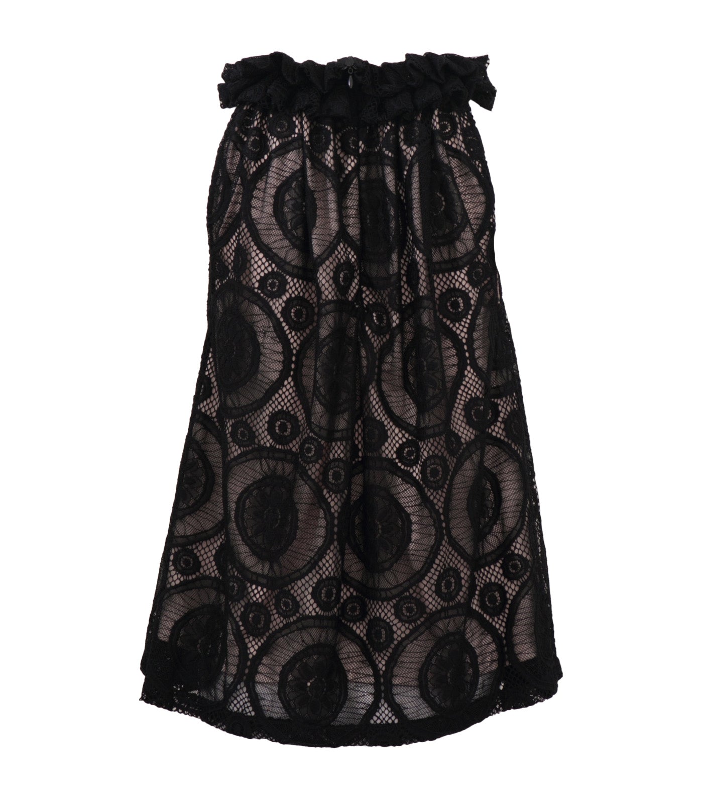 Lenna Lace Halter Blouse Black