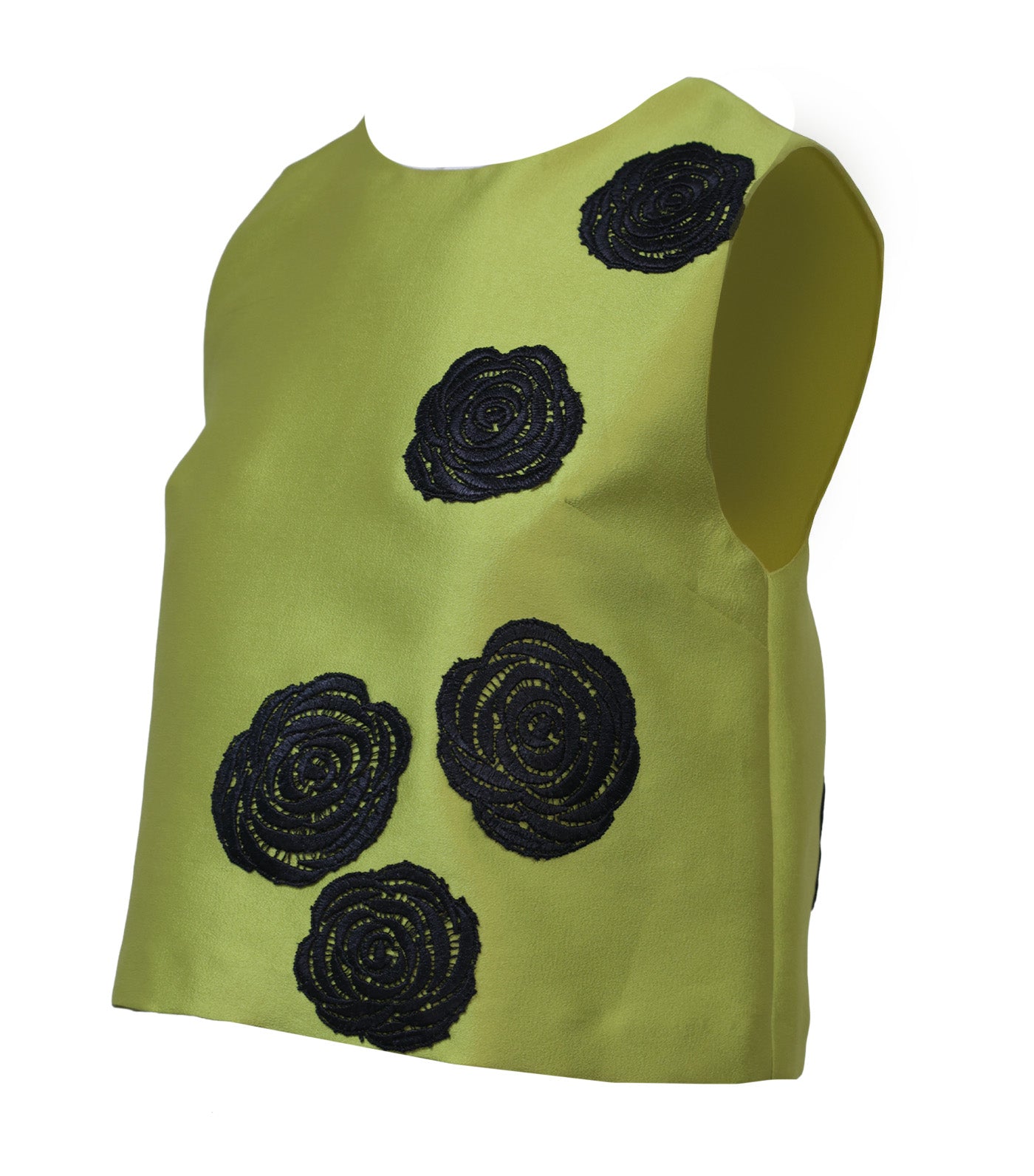 Nico Top with Applique Olive