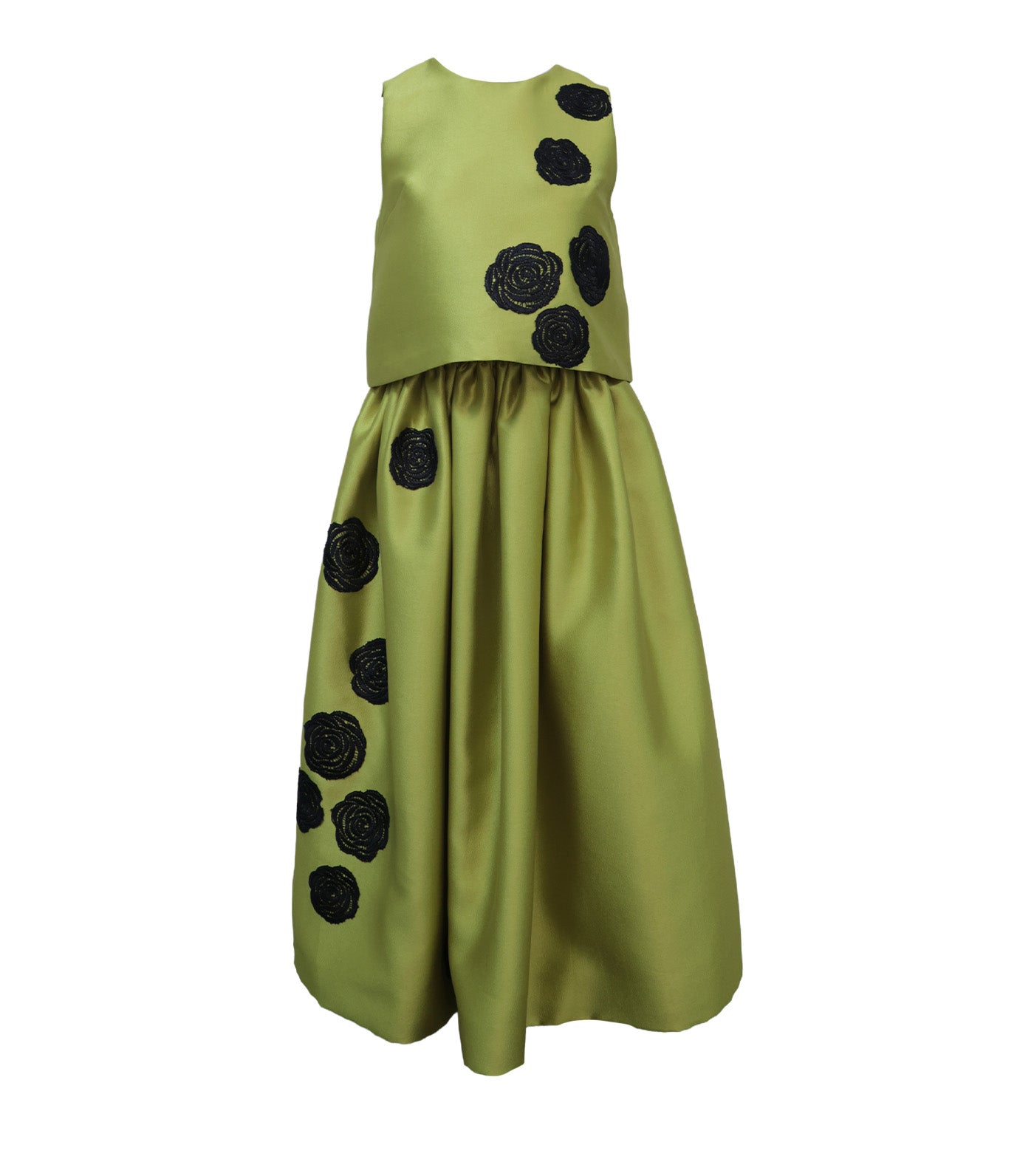 Nio Ball Skirt with Applique Olive