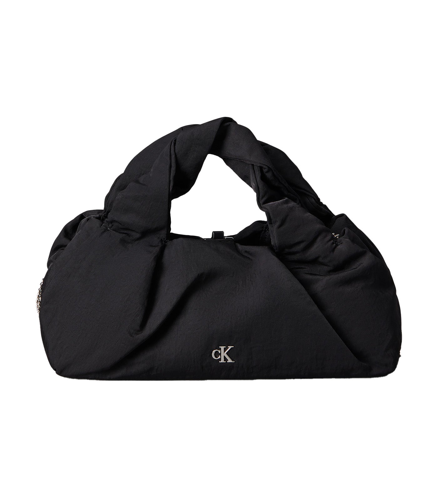 Twisted Nylon Crossbody Bag