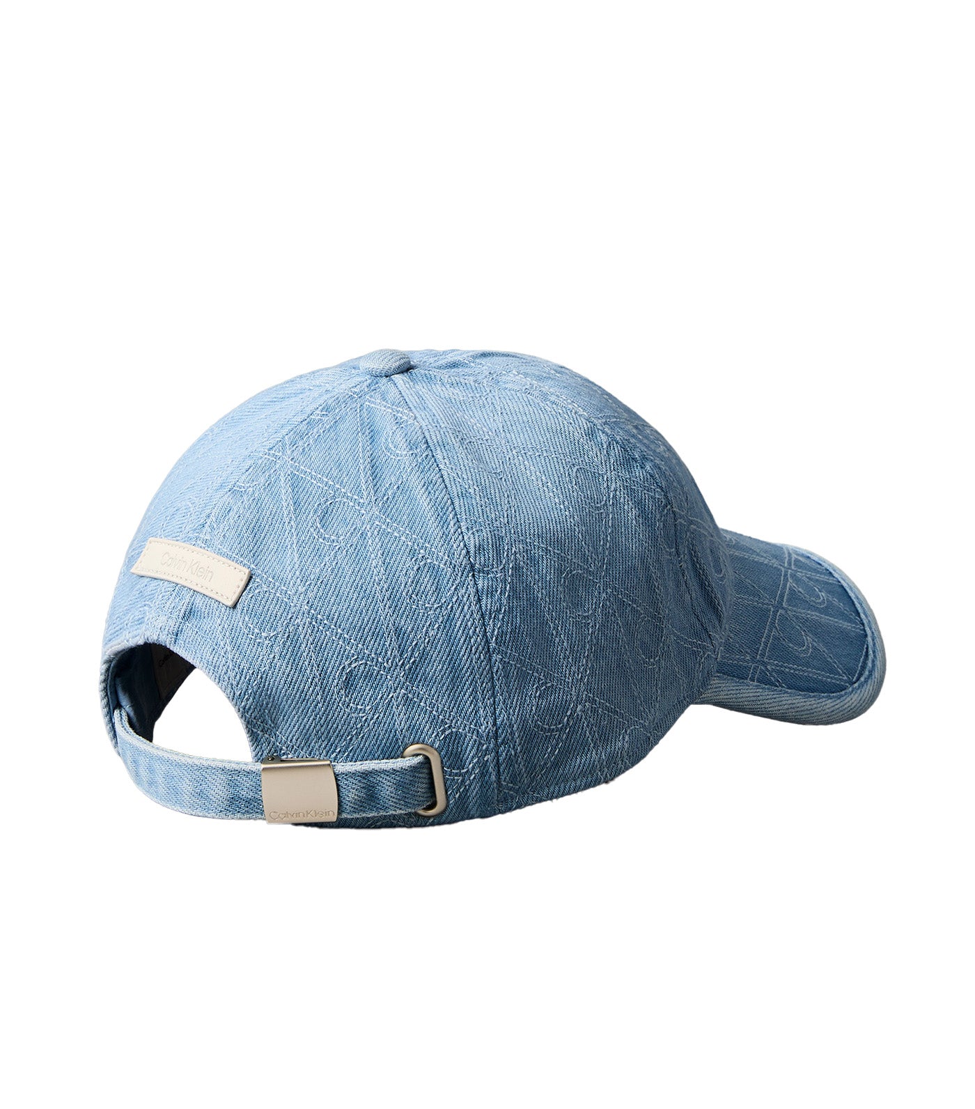 Monogram Quilted Denim Baseball Cap Vintage Denim