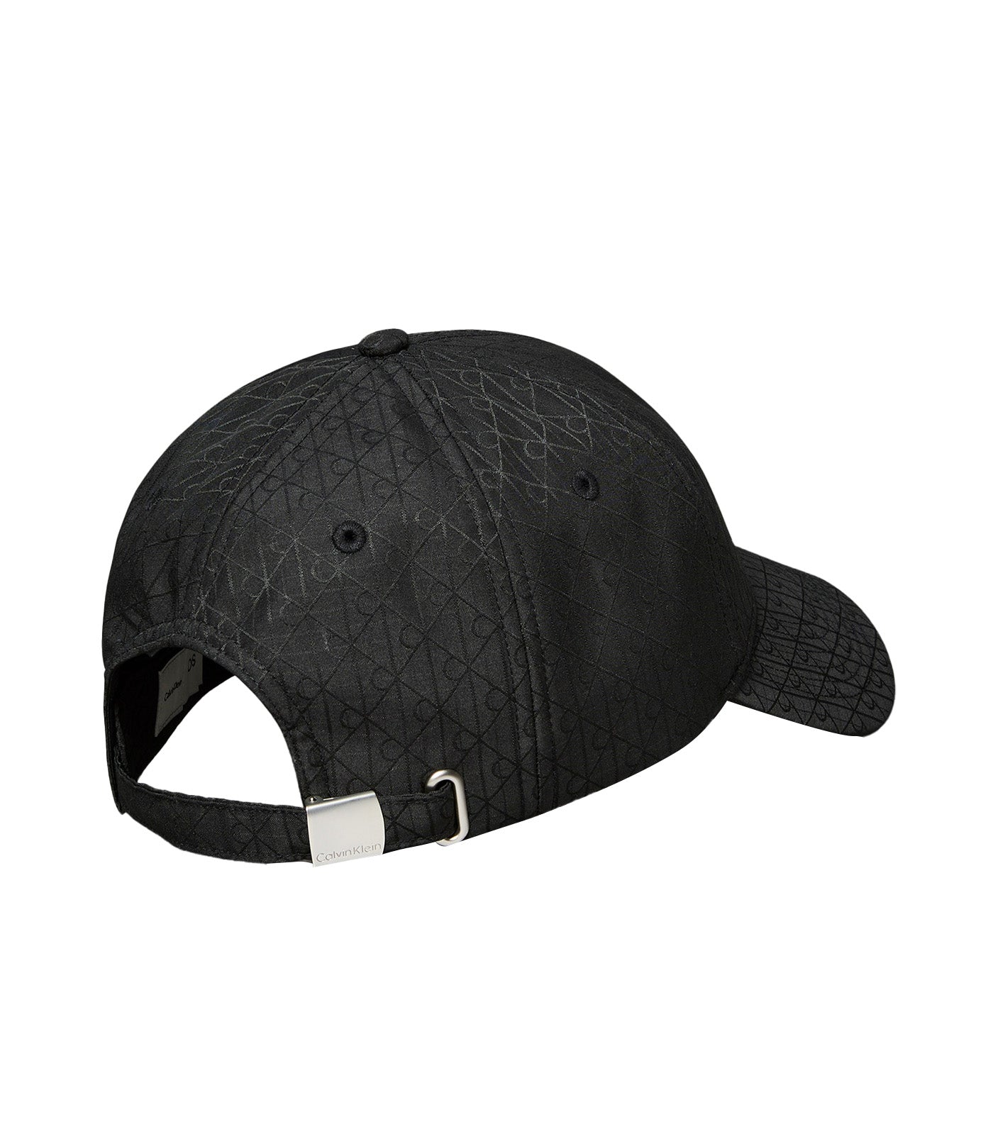 Ripstop Allover Monogram Logo Baseball Cap Black