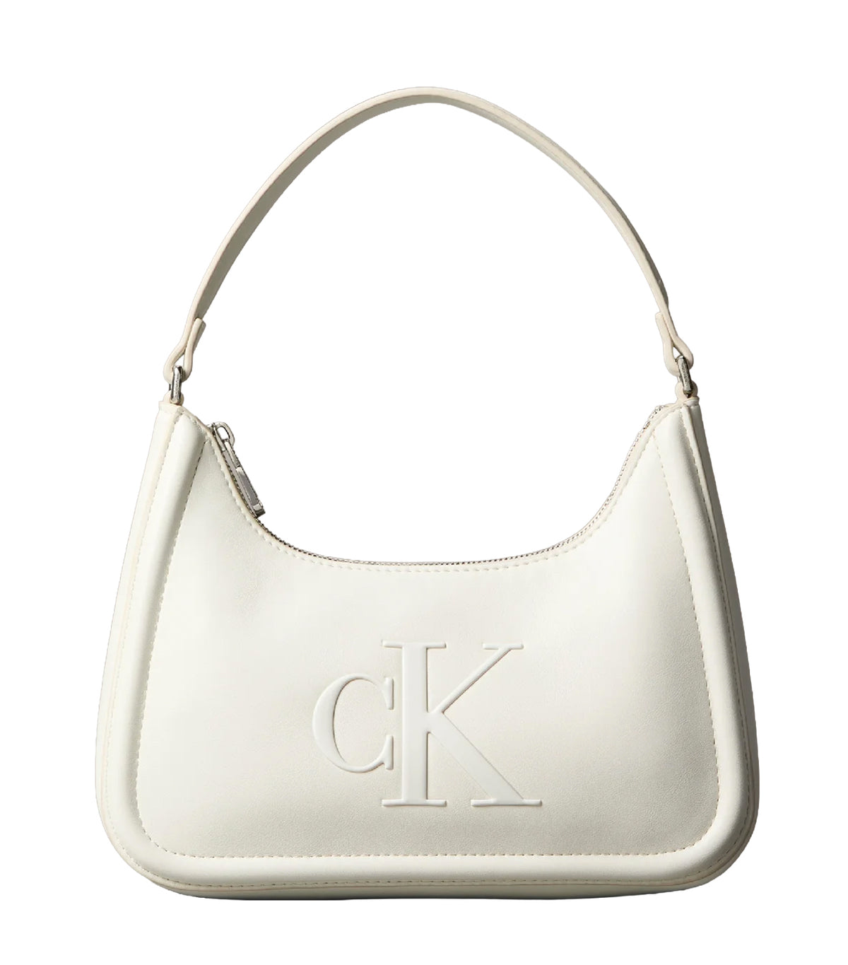 Embossed Monogram Shoulder Bag