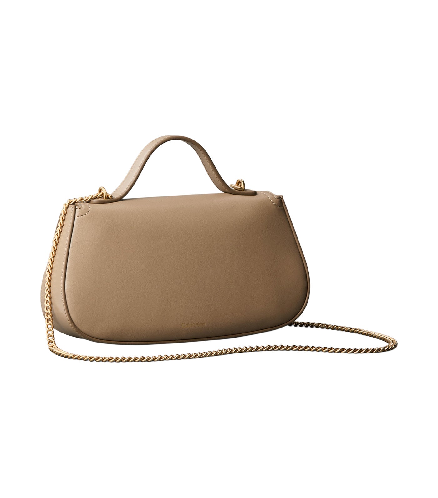 Top Handle with Chain Bag Desert Taupe