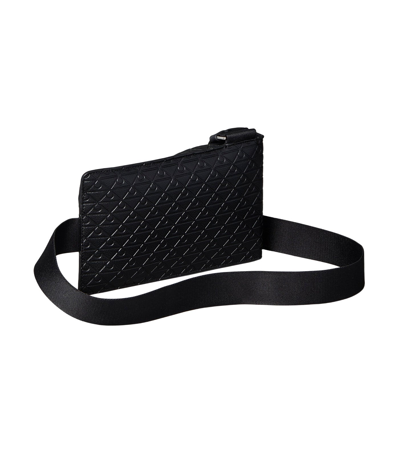 Emblem All-Over-Print Embossed Logo Sling Bag