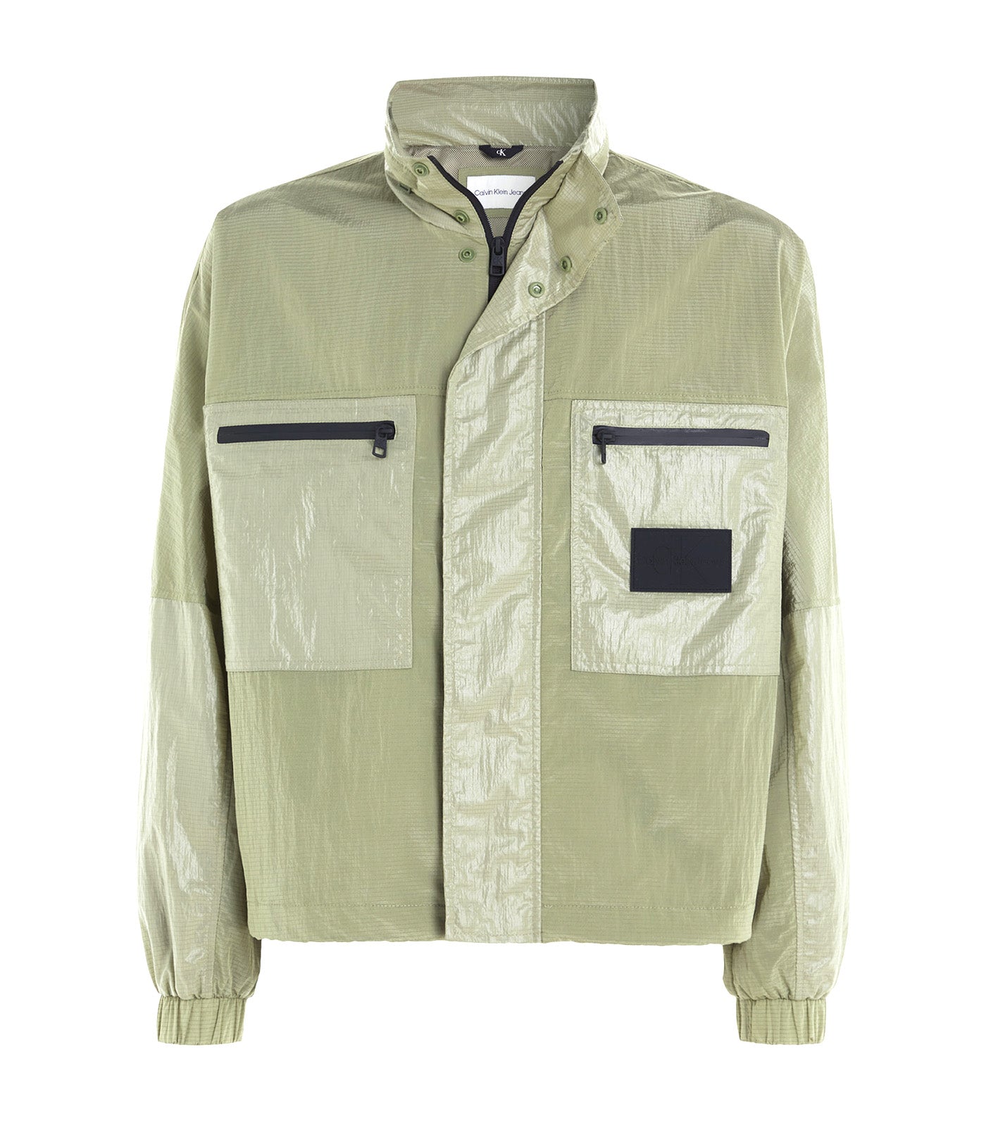 Casual Utility Sport Jacket Oil Green