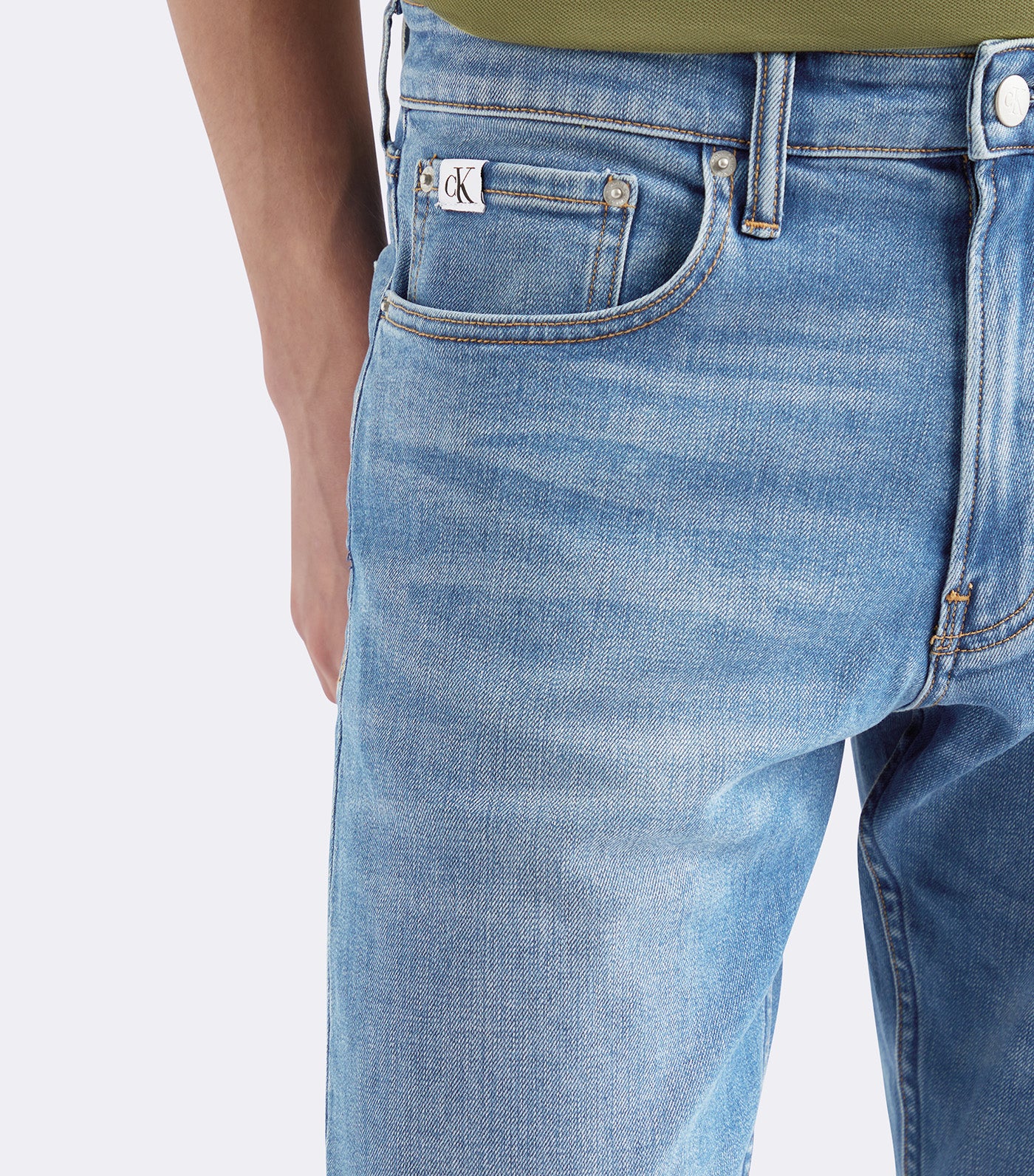 37.5 Authentic Straight Jeans Bright Mid