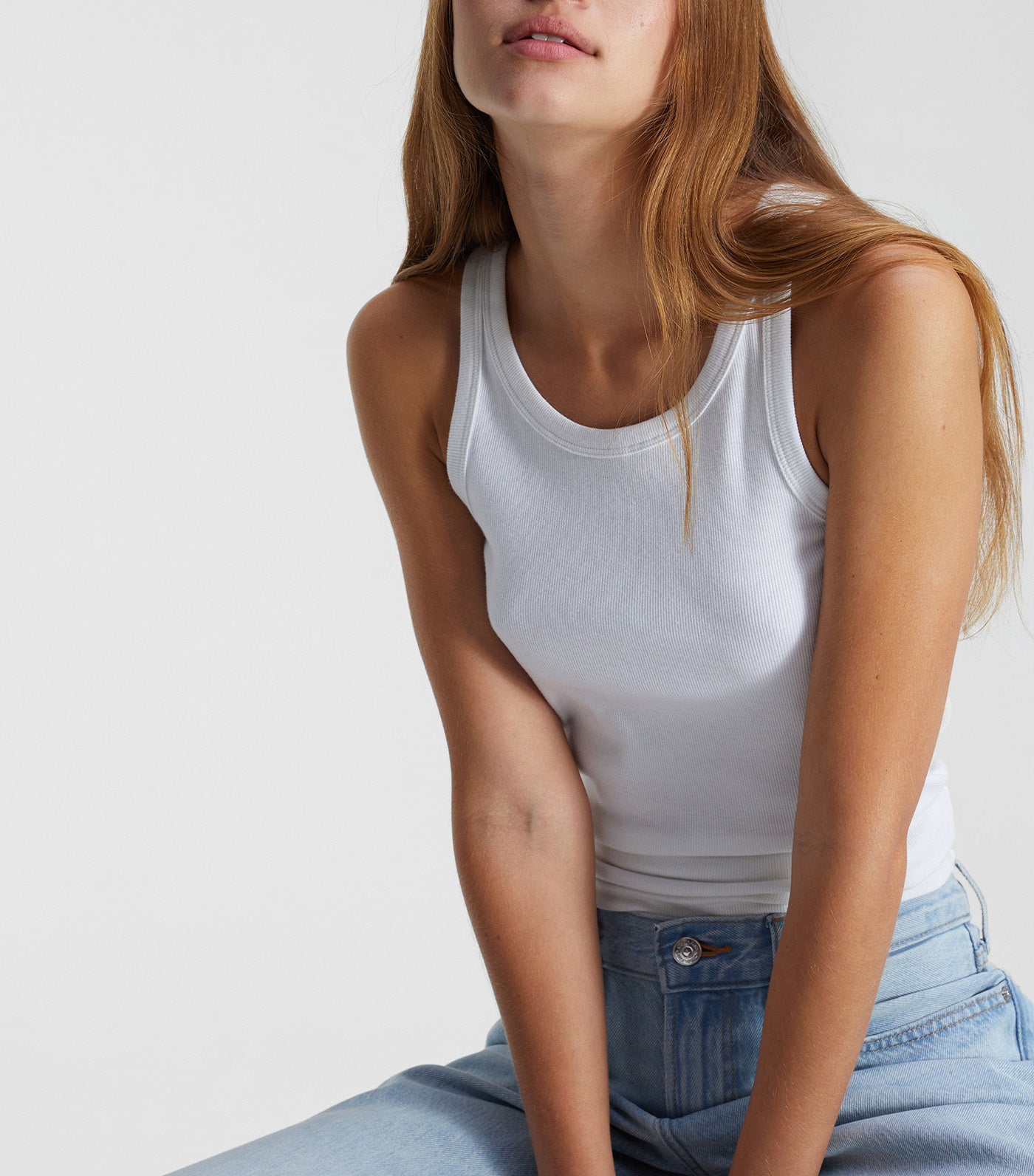 Cotton Contour Rib Tank