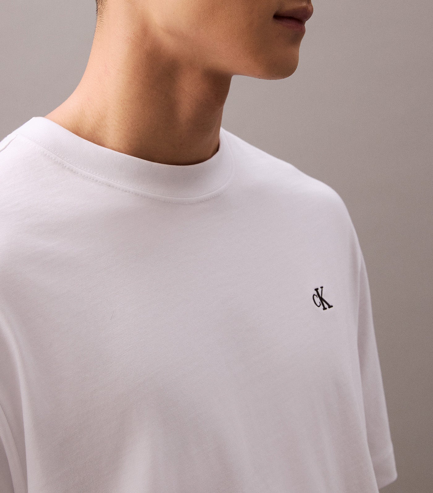 Archive Logo Relaxed Crewneck T-Shirt Brilliant White