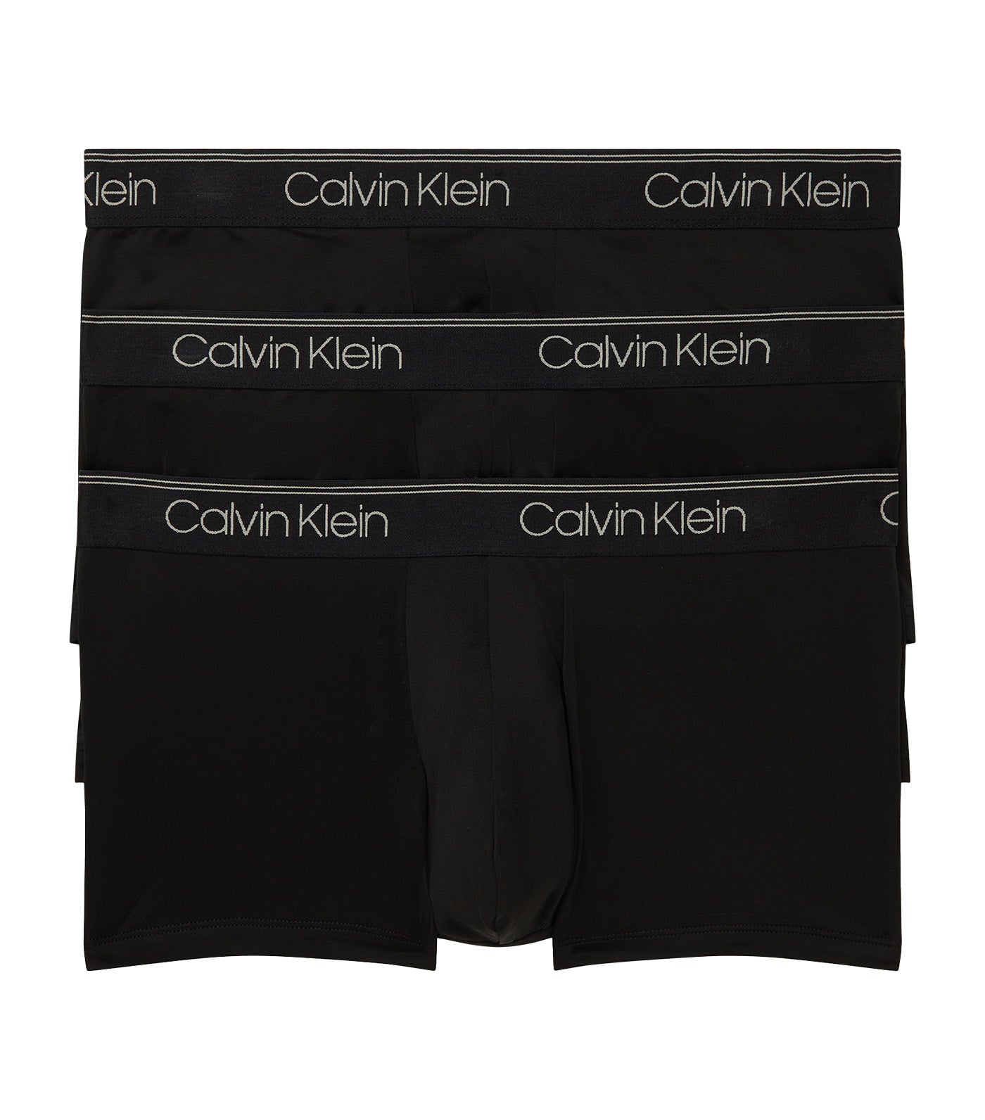 Underwear Low Rise Trunk 3Pk Black