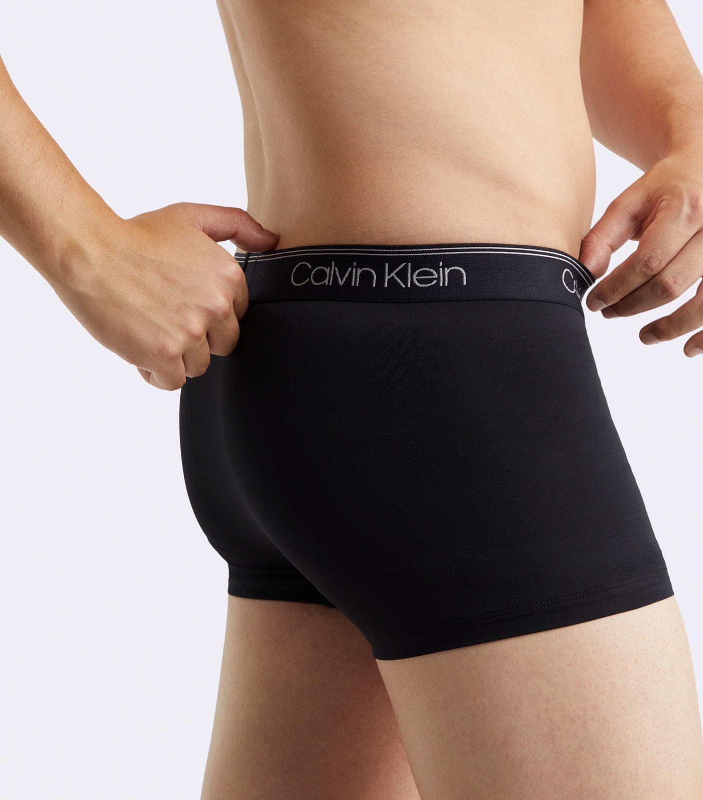 Underwear Low Rise Trunk 3Pk Black