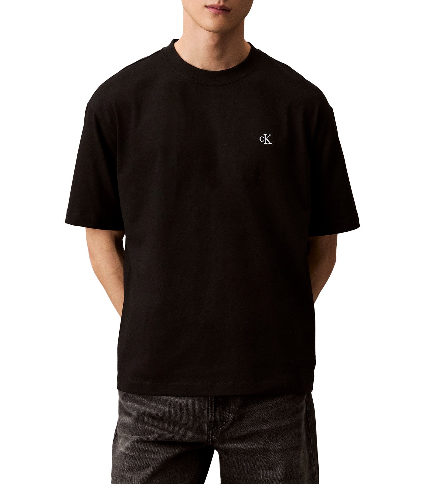 Archive Logo Relaxed Crewneck T-Shirt Black