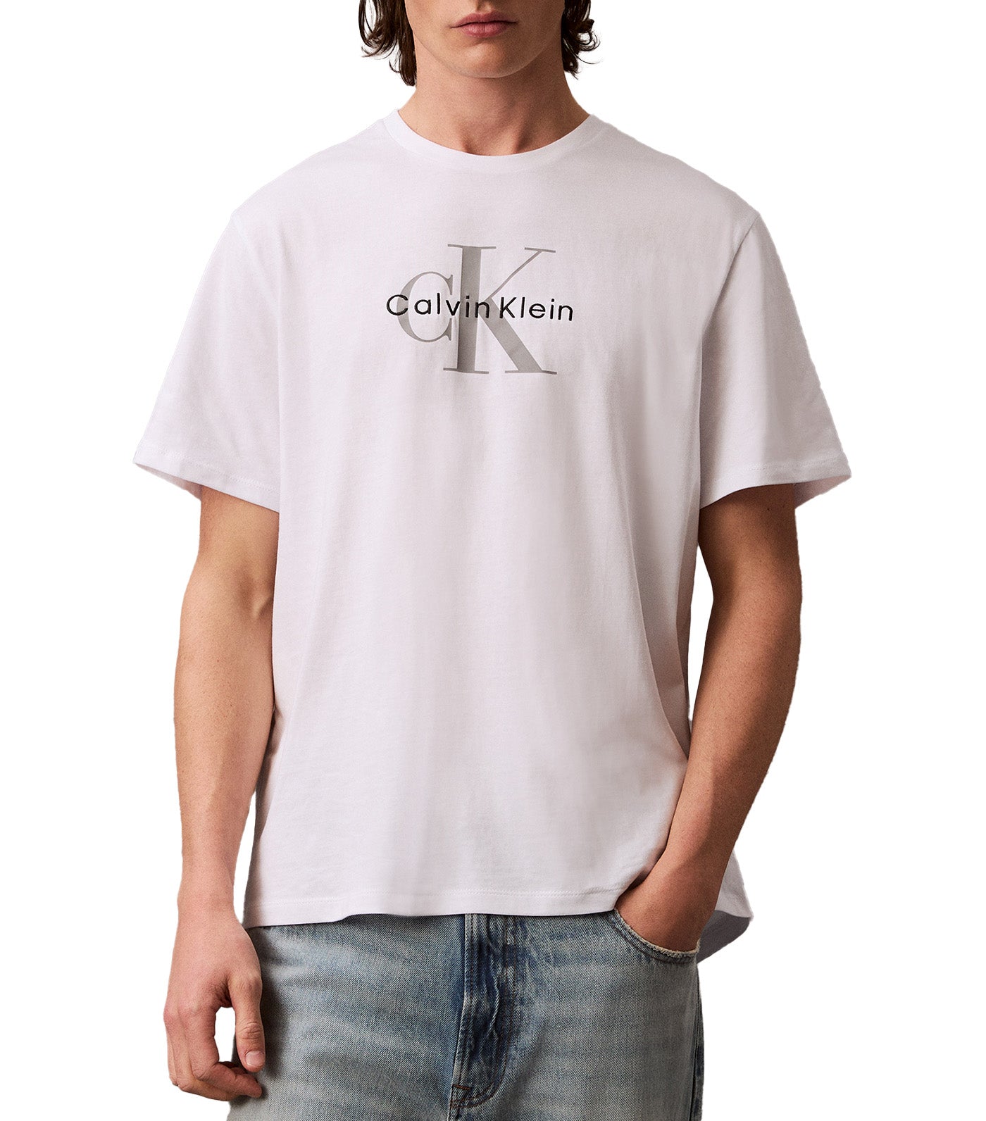 Monogram Logo Tee Brilliant White