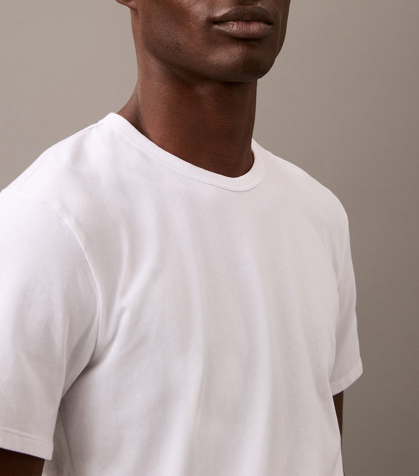 Short Sleeve Crew Neck T-Shirts 3 Pack White