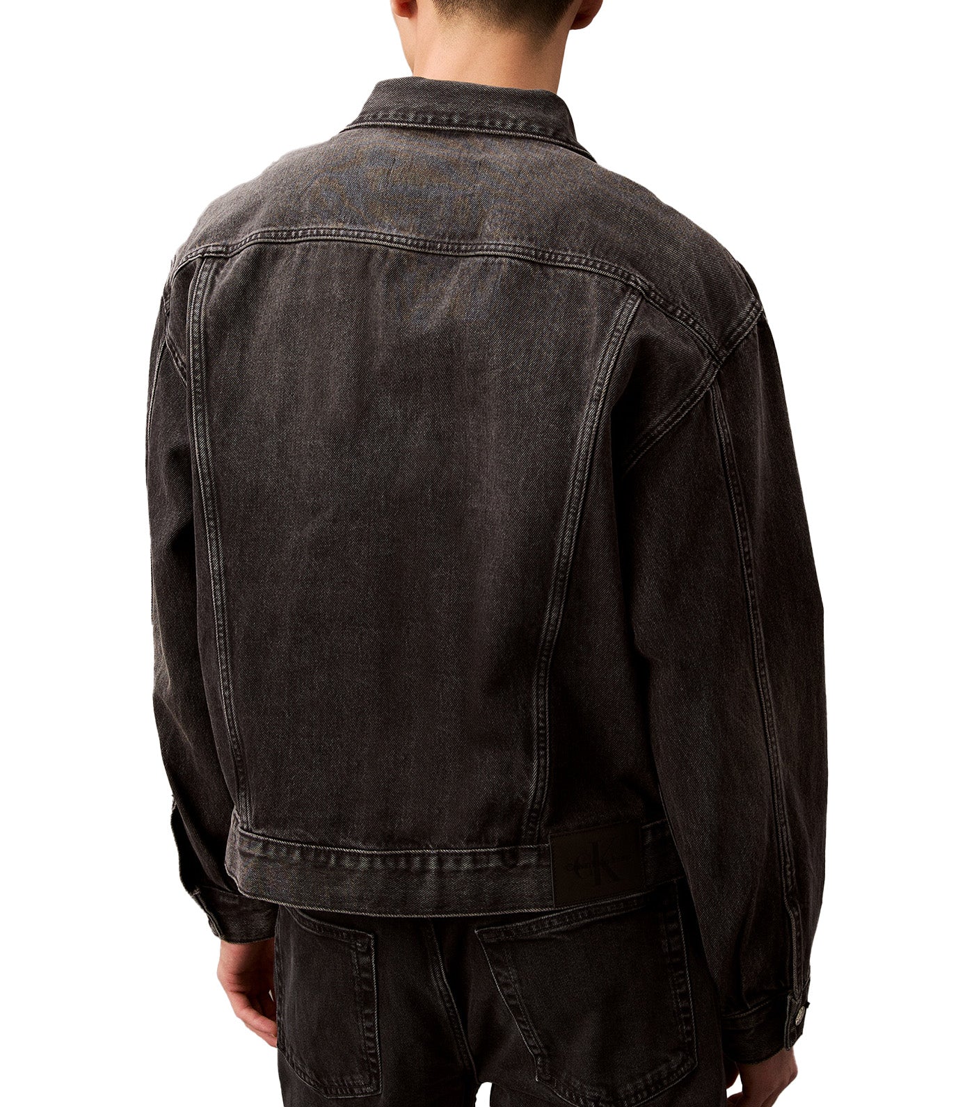Men's Regular Fit 90's Black Classic Denim Jacket Black Fog