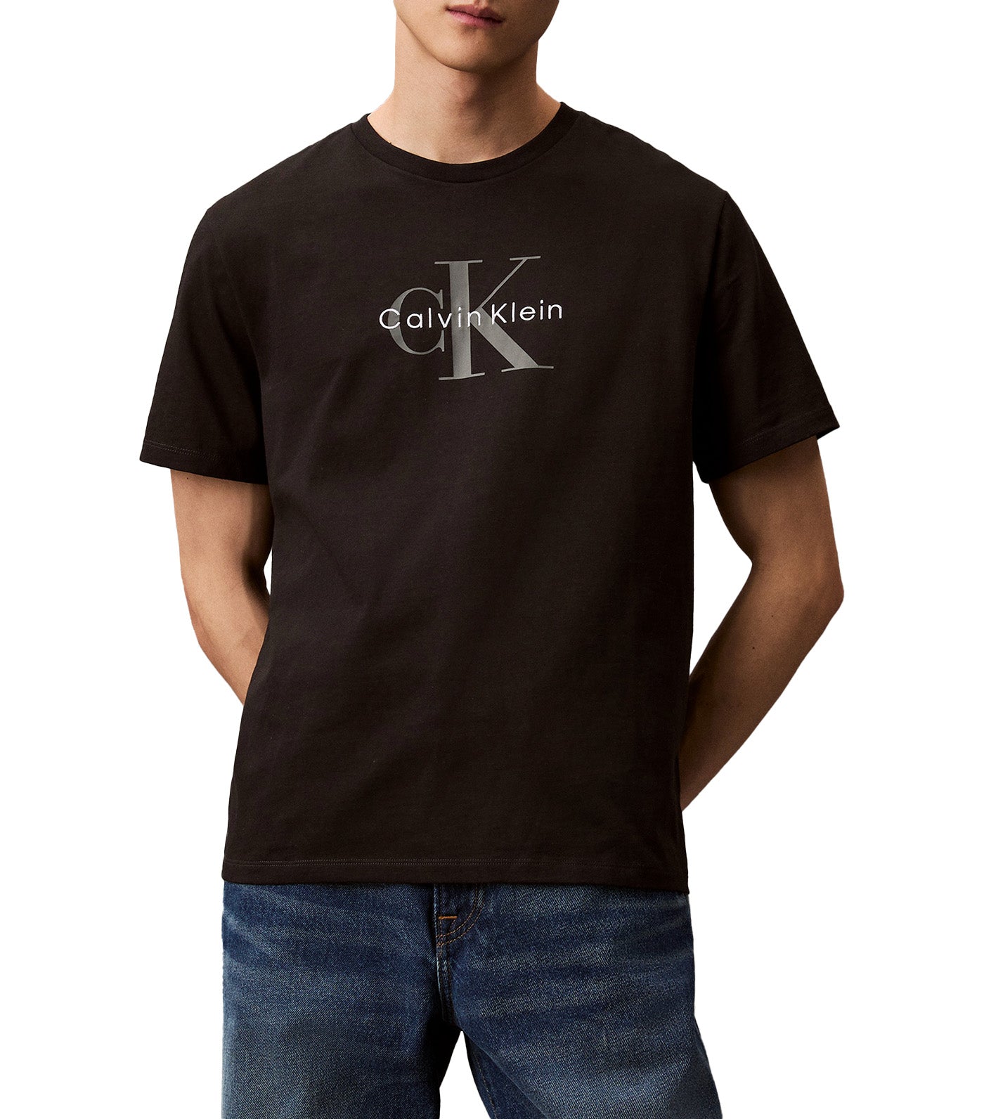 Monogram Logo Tee Black