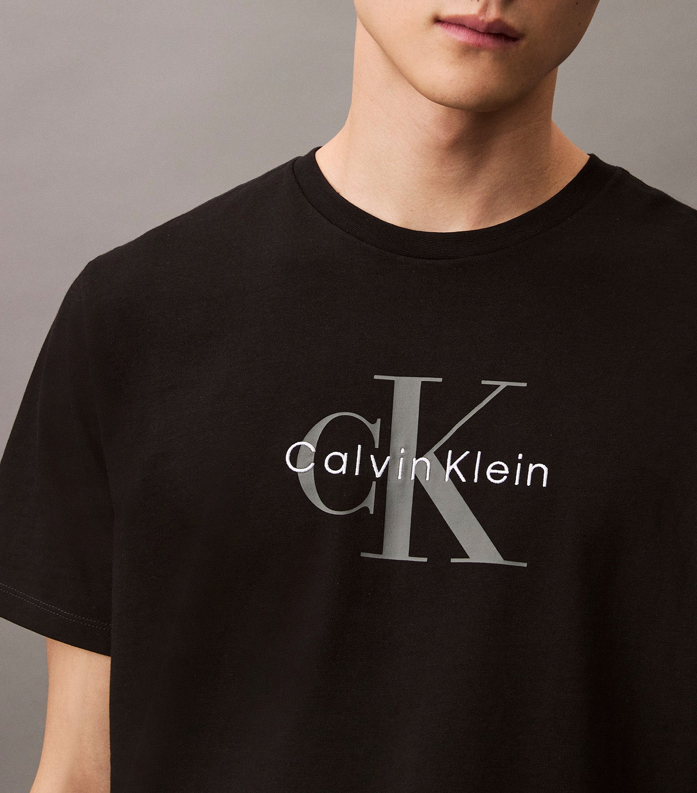 Monogram Logo Tee Black