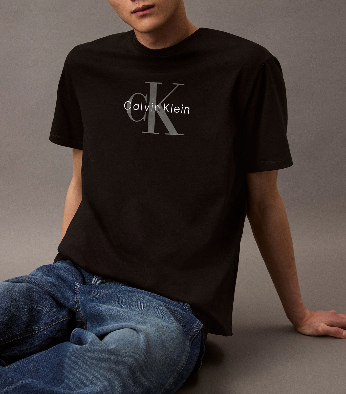 Monogram Logo Tee Black