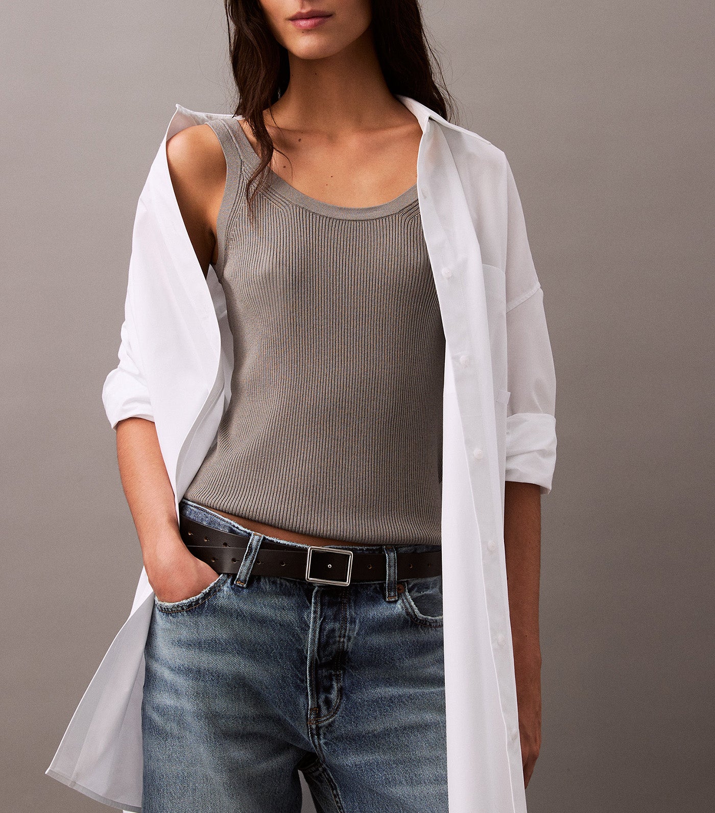 Viscose Rib Tank Top