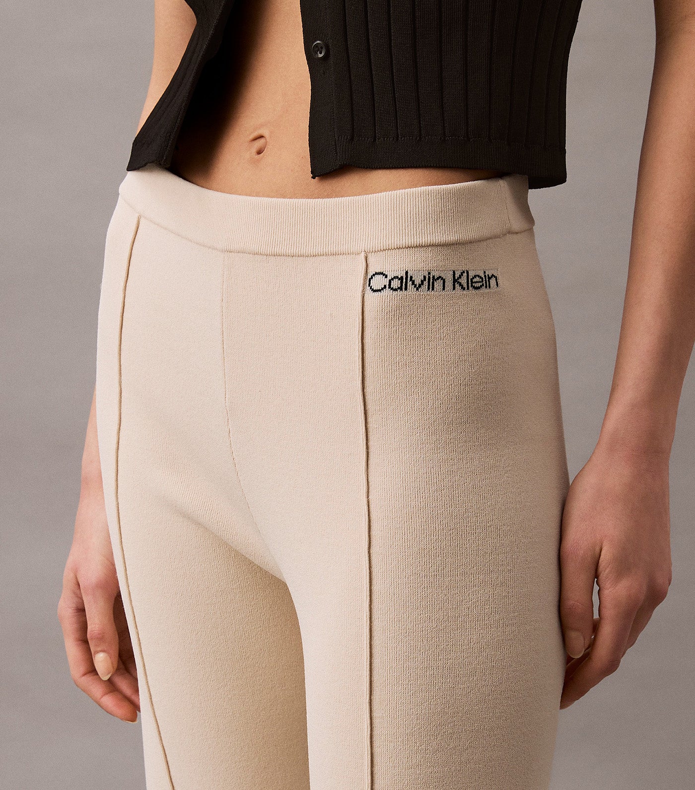 Stretch Viscose Trousers Turtledove