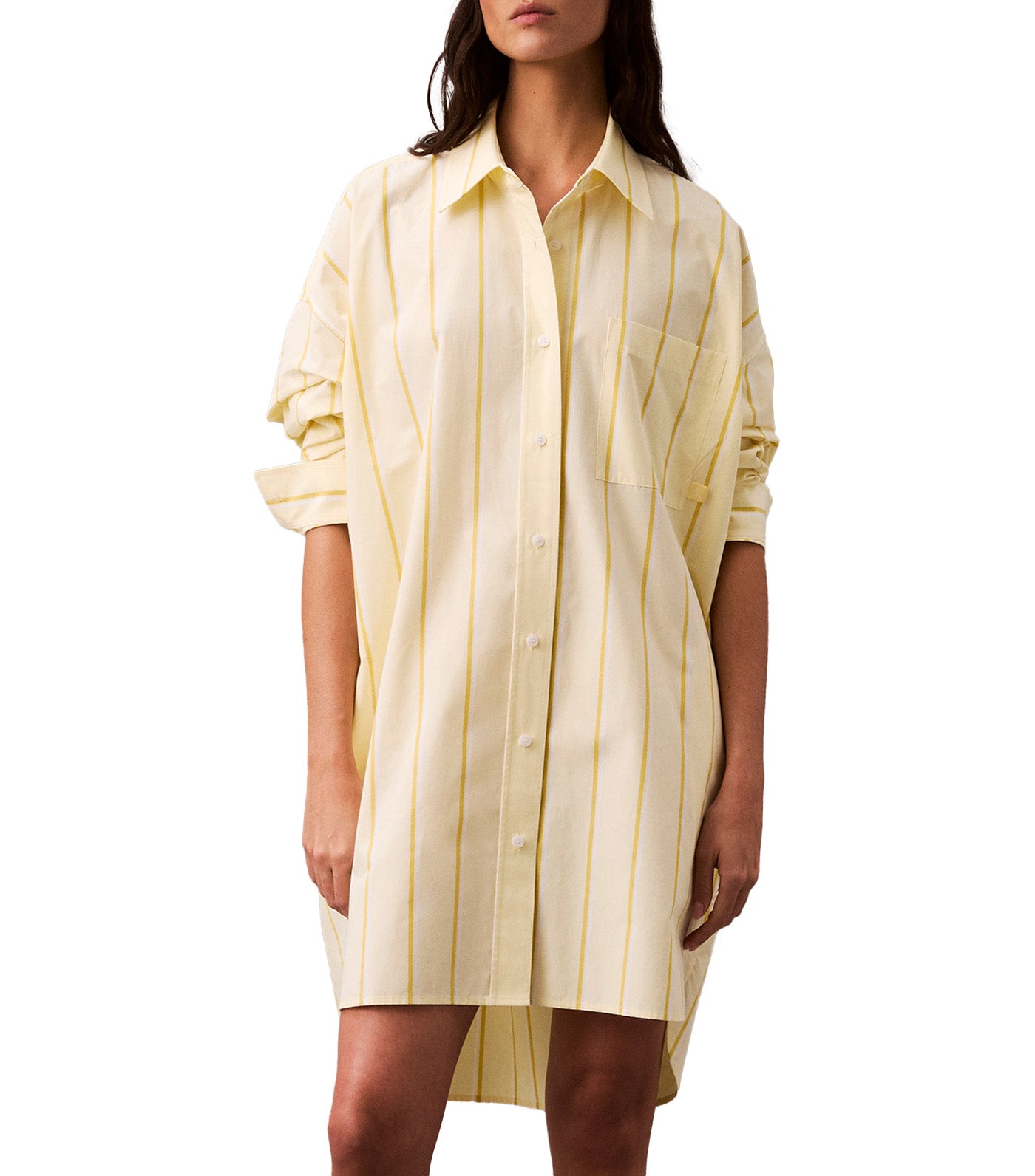 Stripe Relaxed Shirtdress