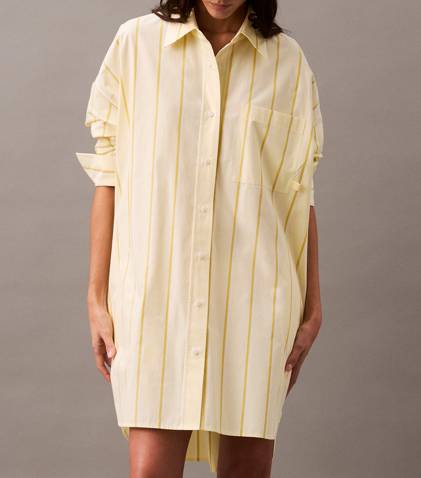 Stripe Relaxed Shirtdress