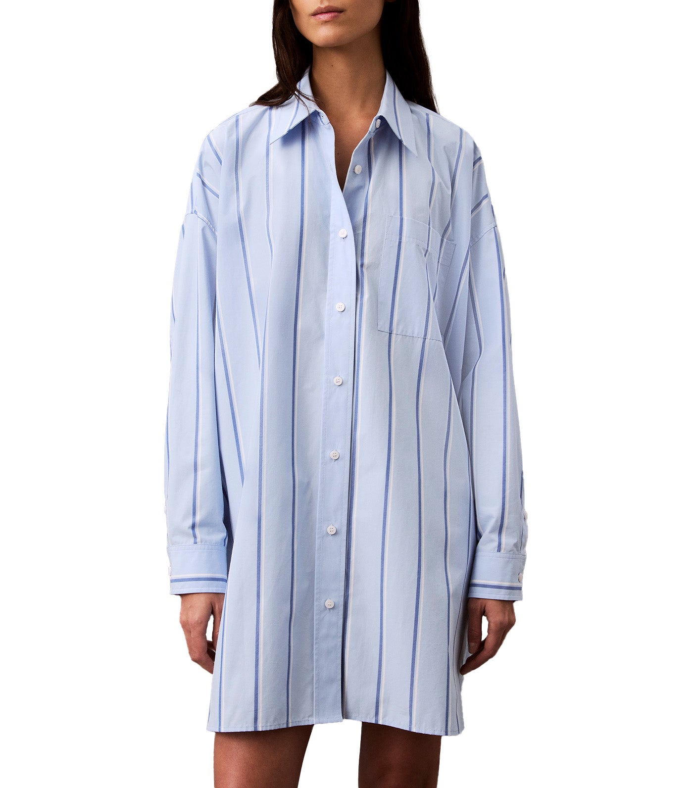 Stripe Relaxed Shirtdress