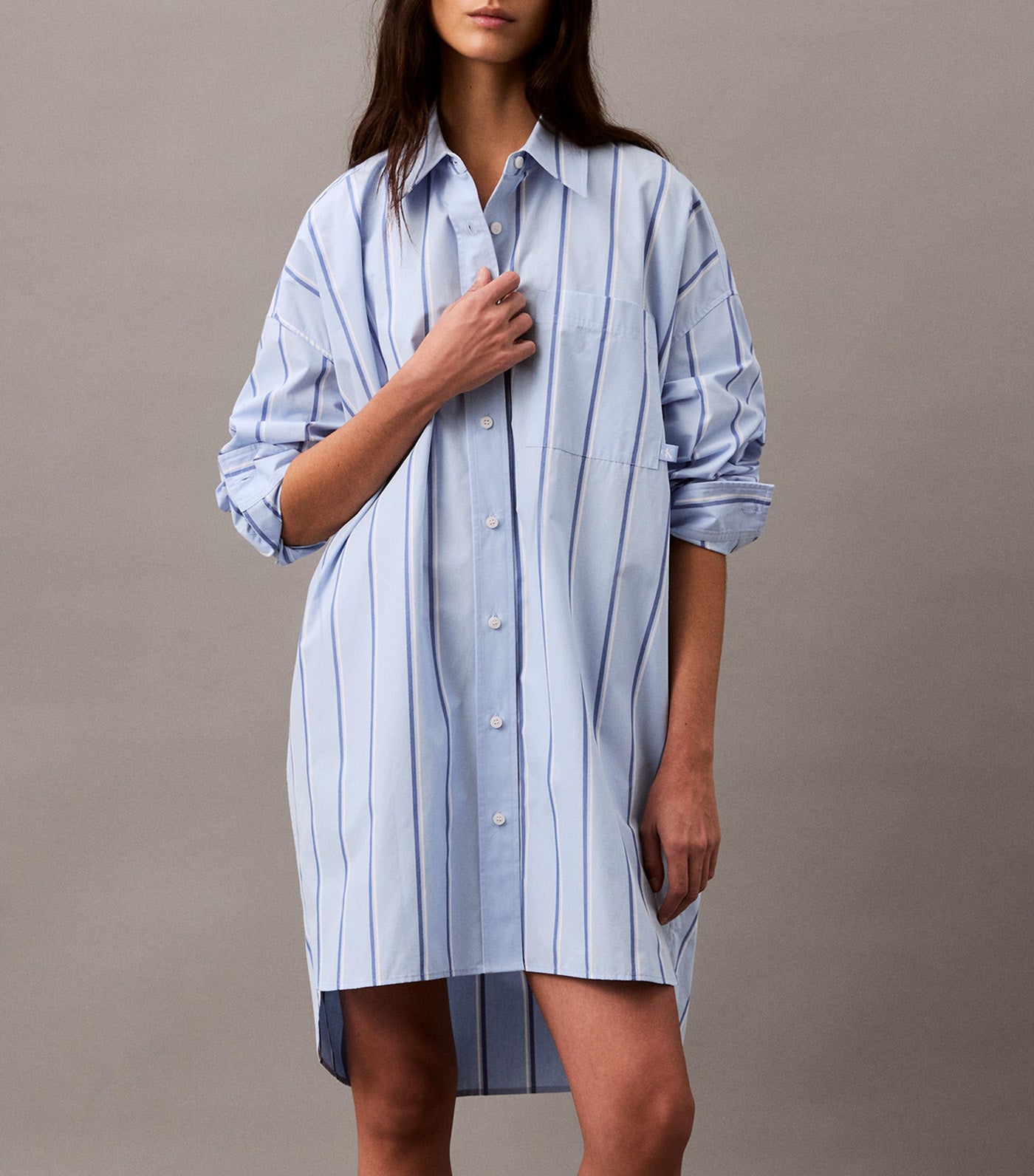 Stripe Relaxed Shirtdress