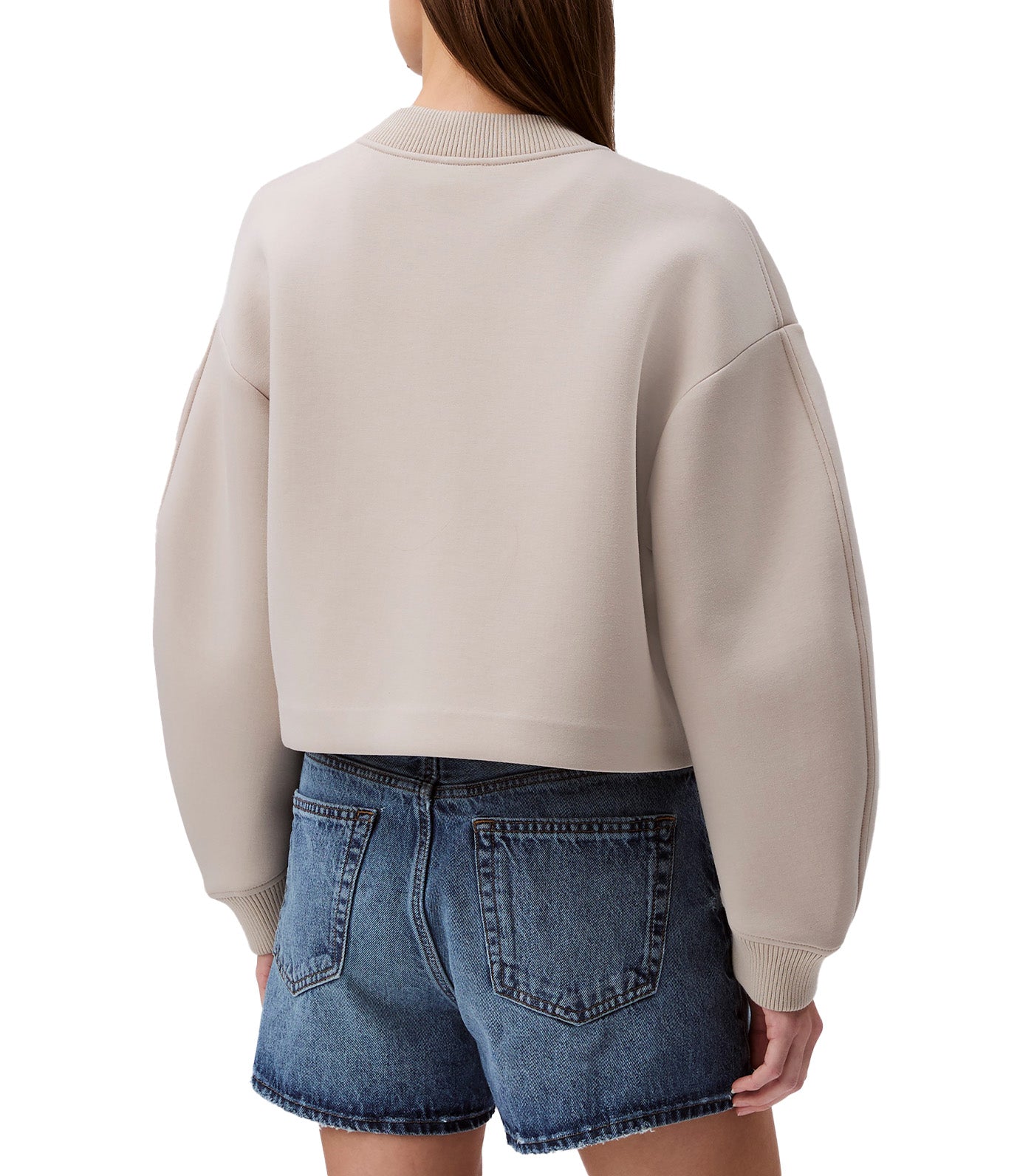 Scuba Relaxed Bomber Jacket Feather Gray