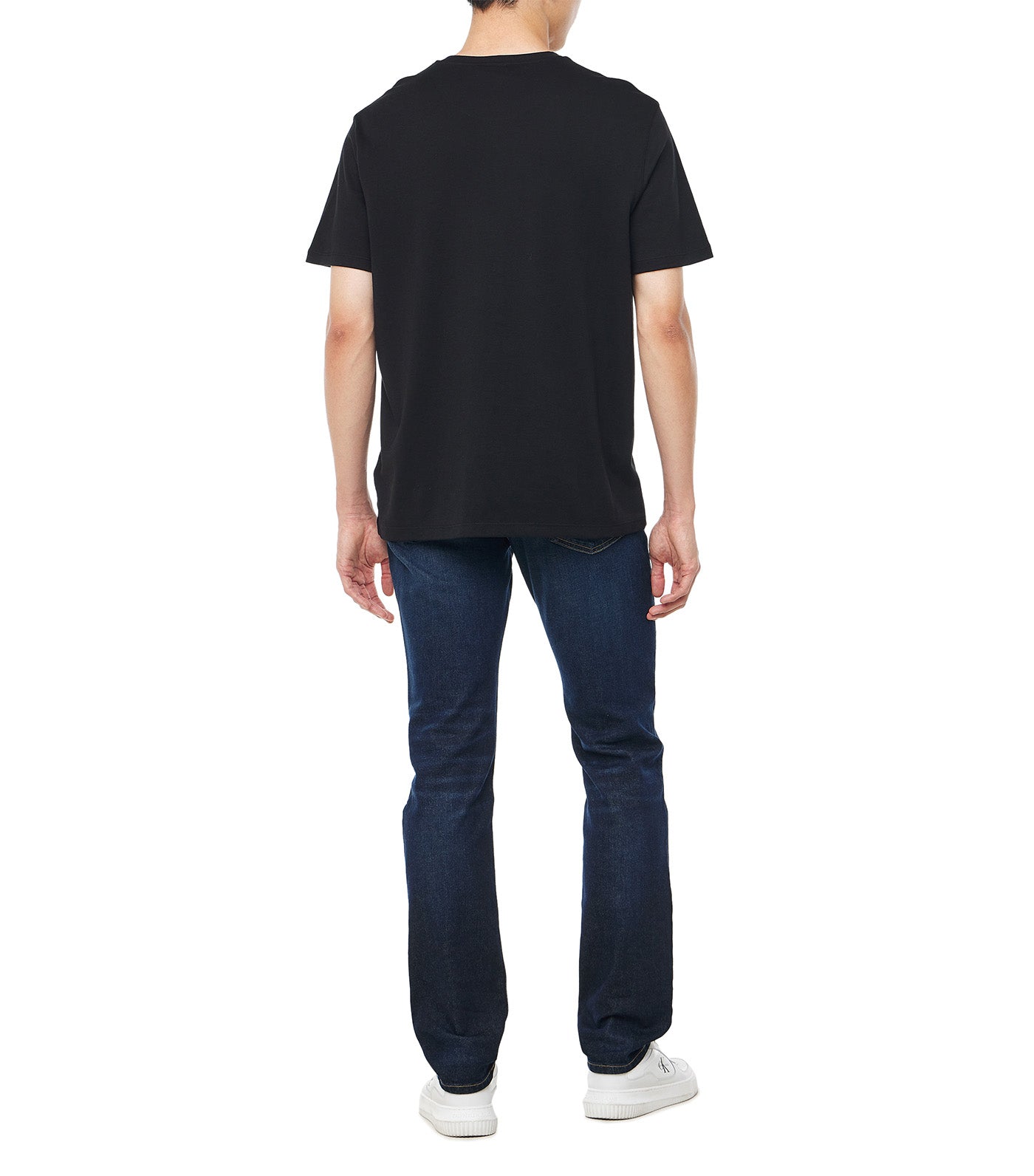 Short Sleeve Chest Embroidery Crewneck Tee