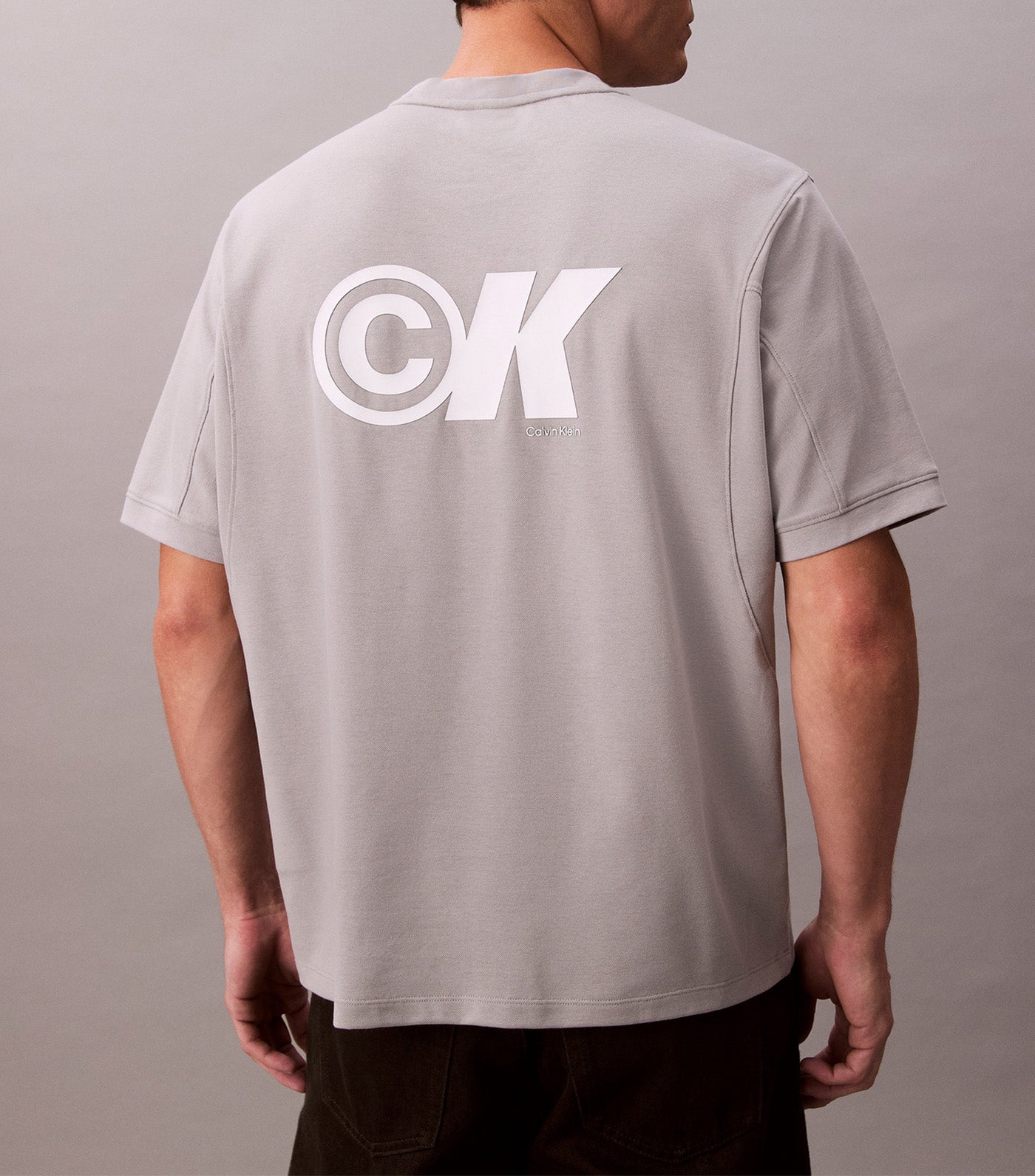 Cooling Pique Logo Graphic Relaxed T-Shirt