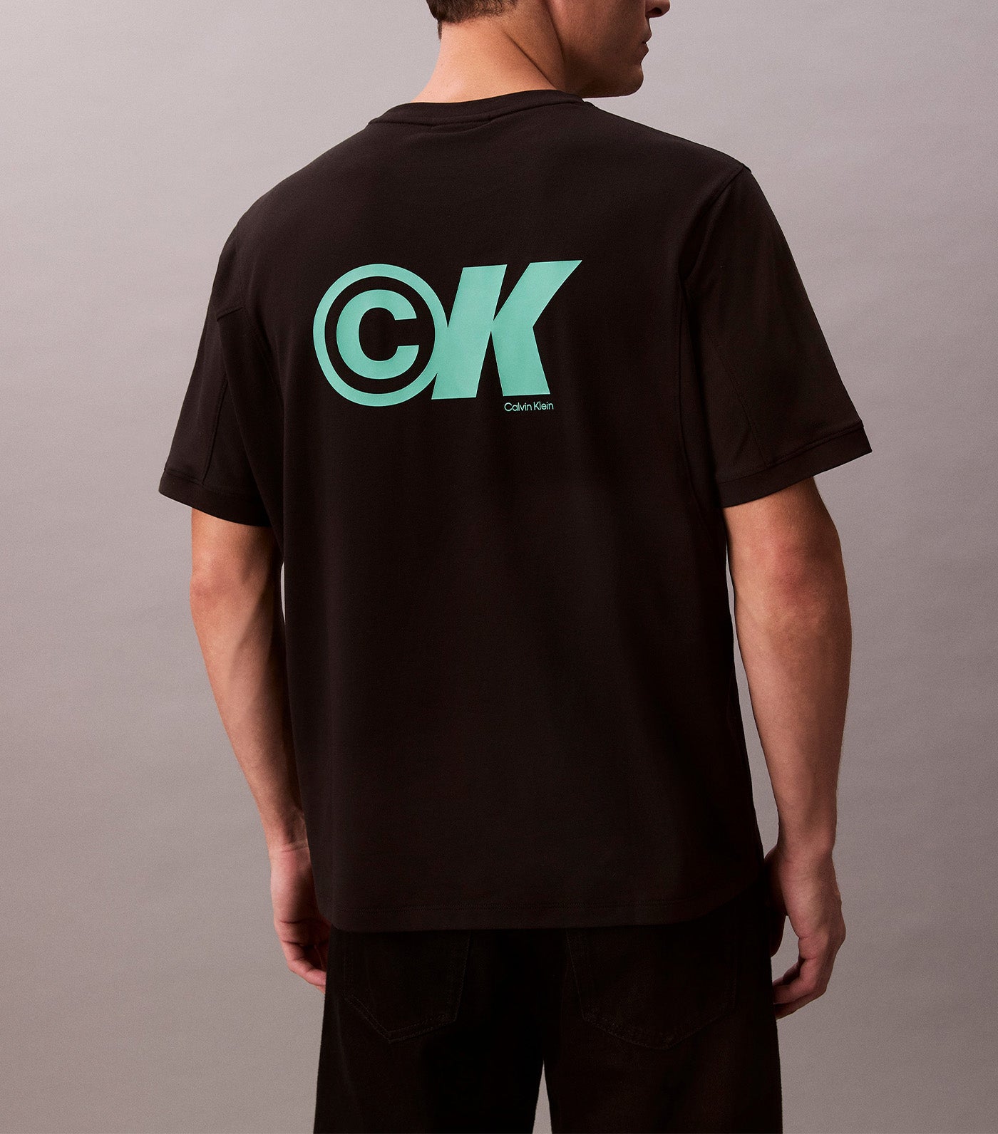 Cooling Pique Logo Graphic Relaxed T-Shirt