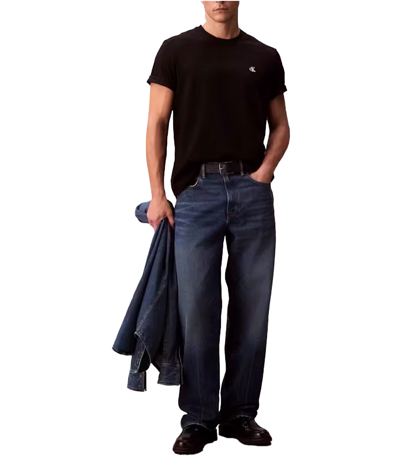 Embroidered Monogram Logo Relaxed T-Shirt