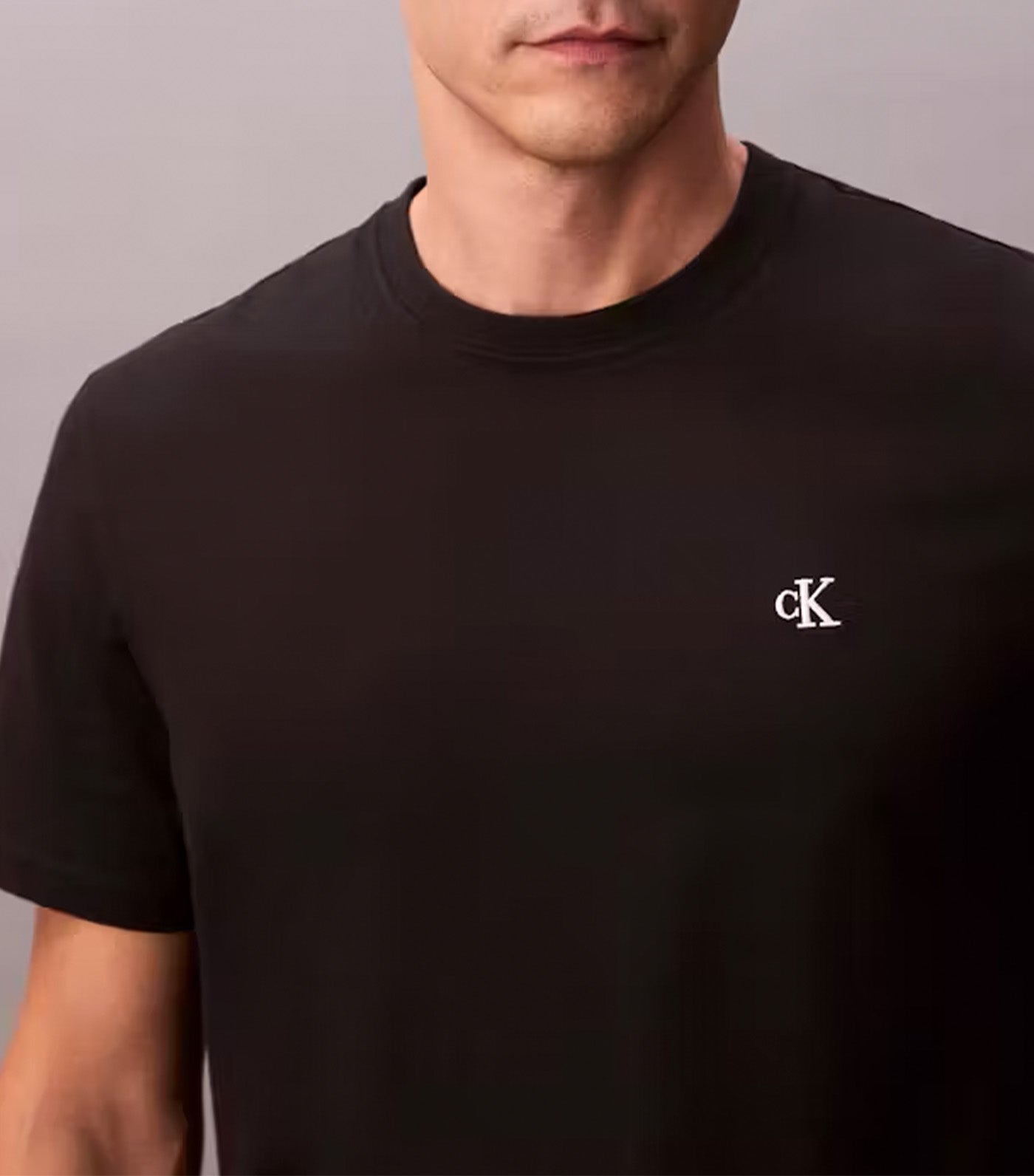 Embroidered Monogram Logo Relaxed T-Shirt