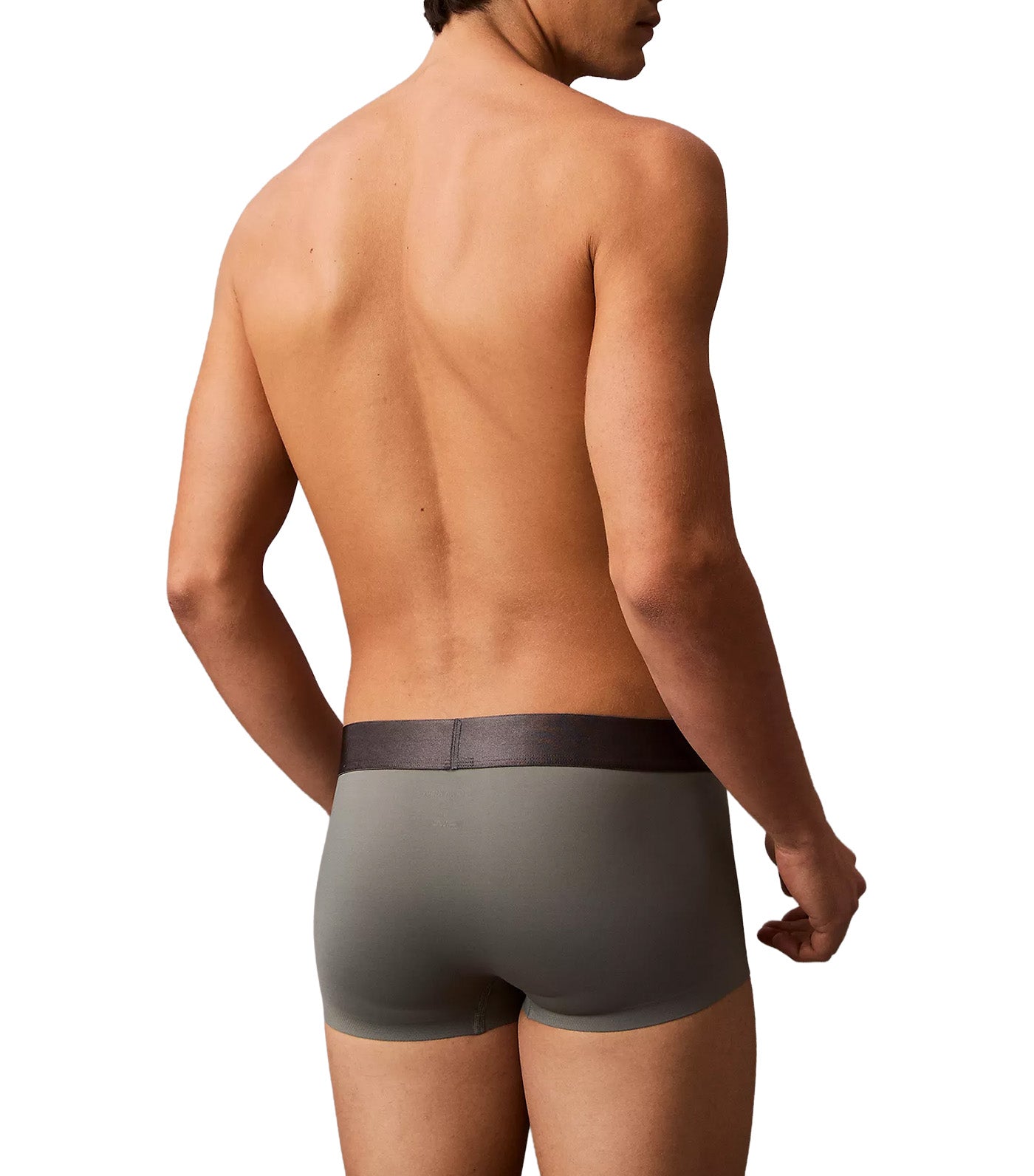 Brushed Microfiber Stretch Low Rise Trunk Platinum Rust