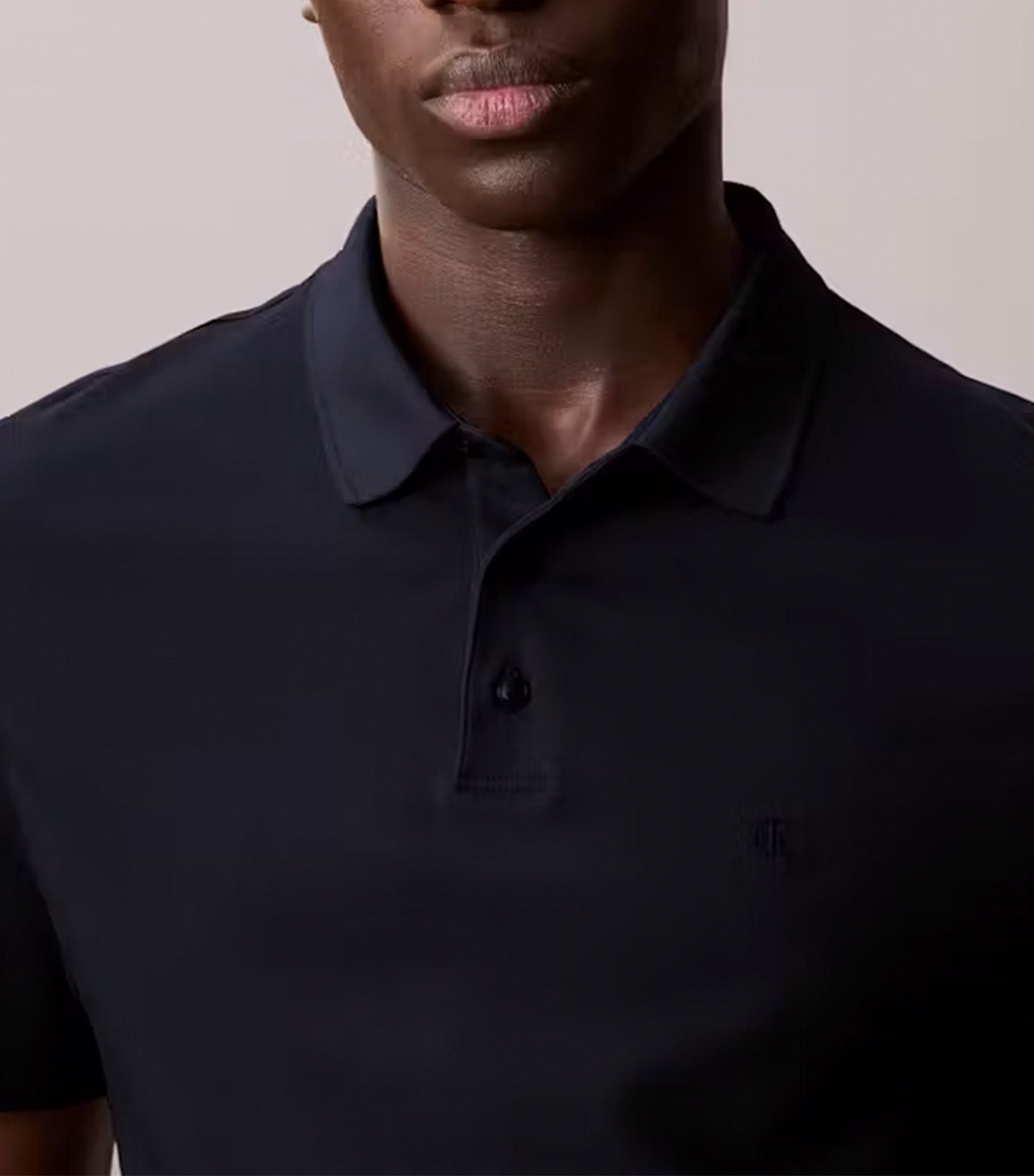 Calvin Klein Jeans Supima Cotton Polo Sweater Dark Sapphire