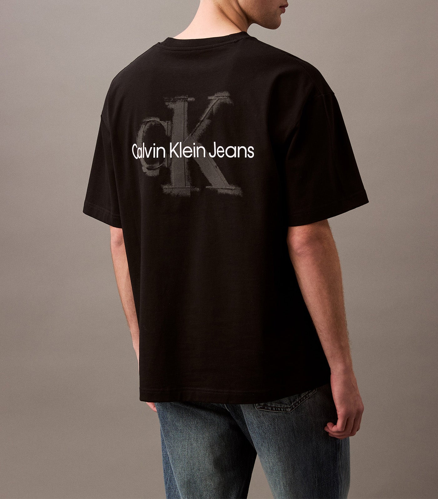 Oversized Embossed Monogram Tee